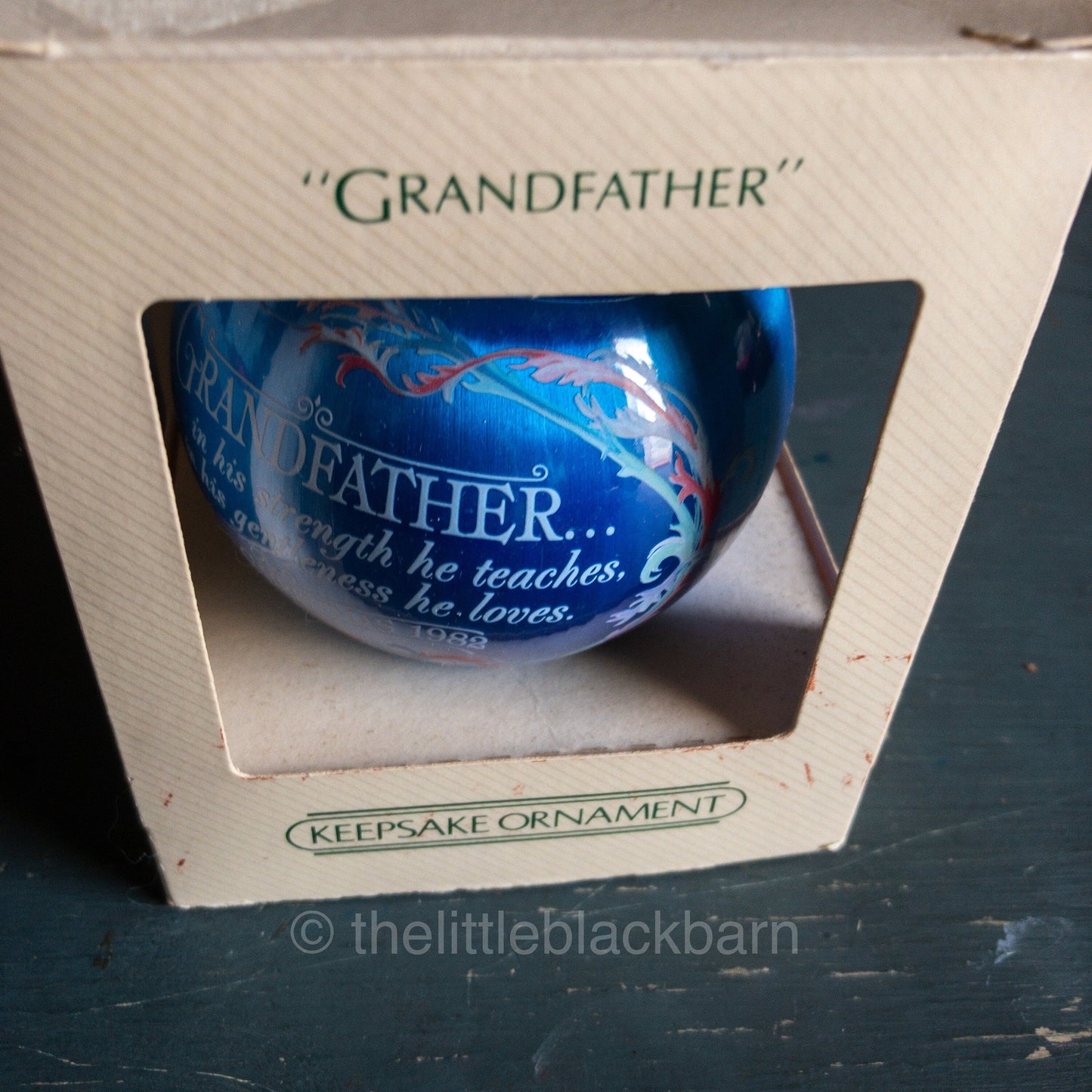 Hallmark Keepsake, Grandfather, Vintage 1982 Ornament, QX2076*
