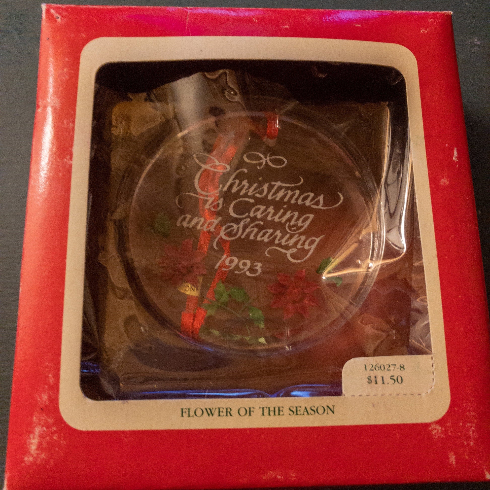 Carlton Cards, Flower Of The Season, Vintage Heirloom  Collection Ornament