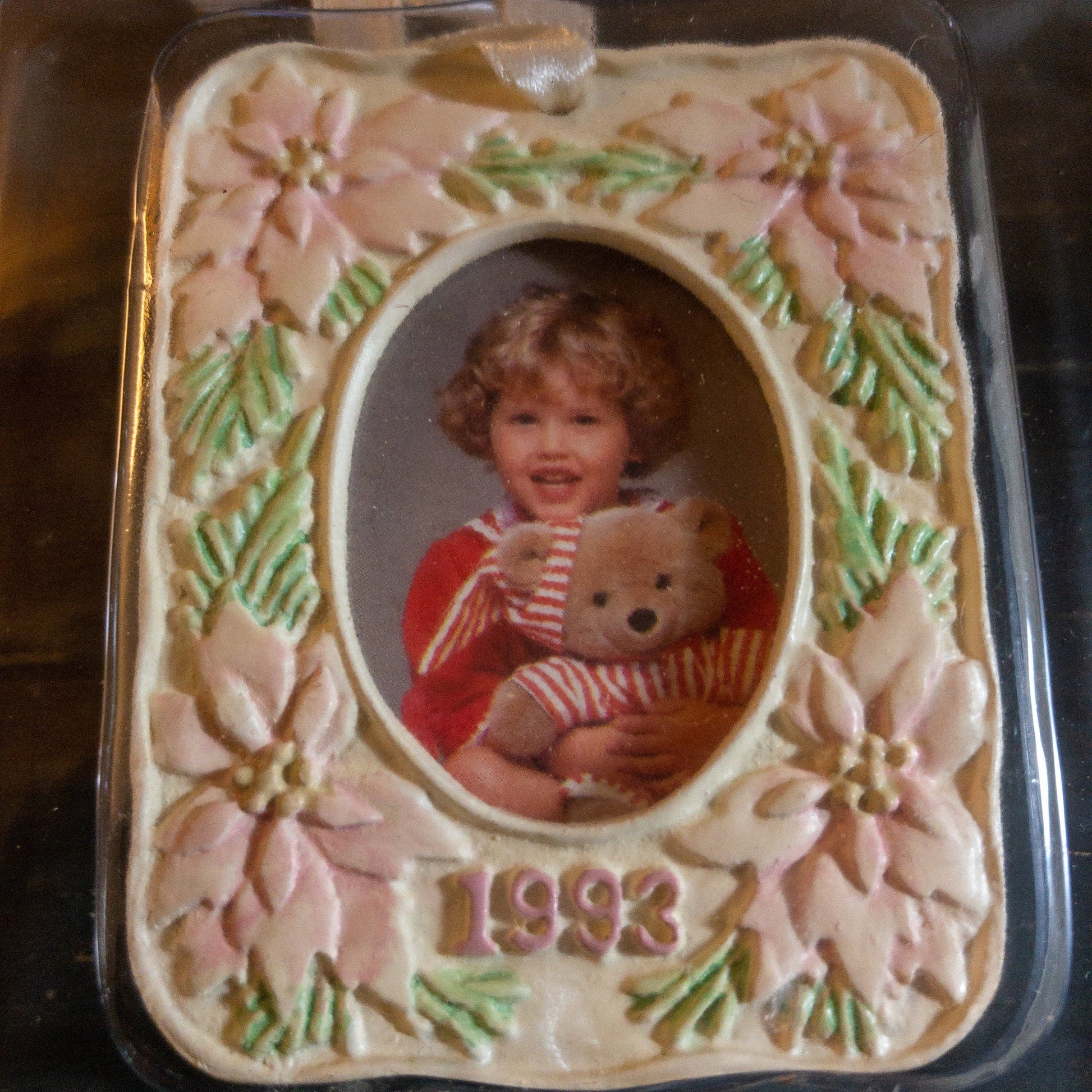 Carlton Cards, Picture Perfect, Heirloom Collection, Dated 1993, Ornament, 2 Sided Photo Frame