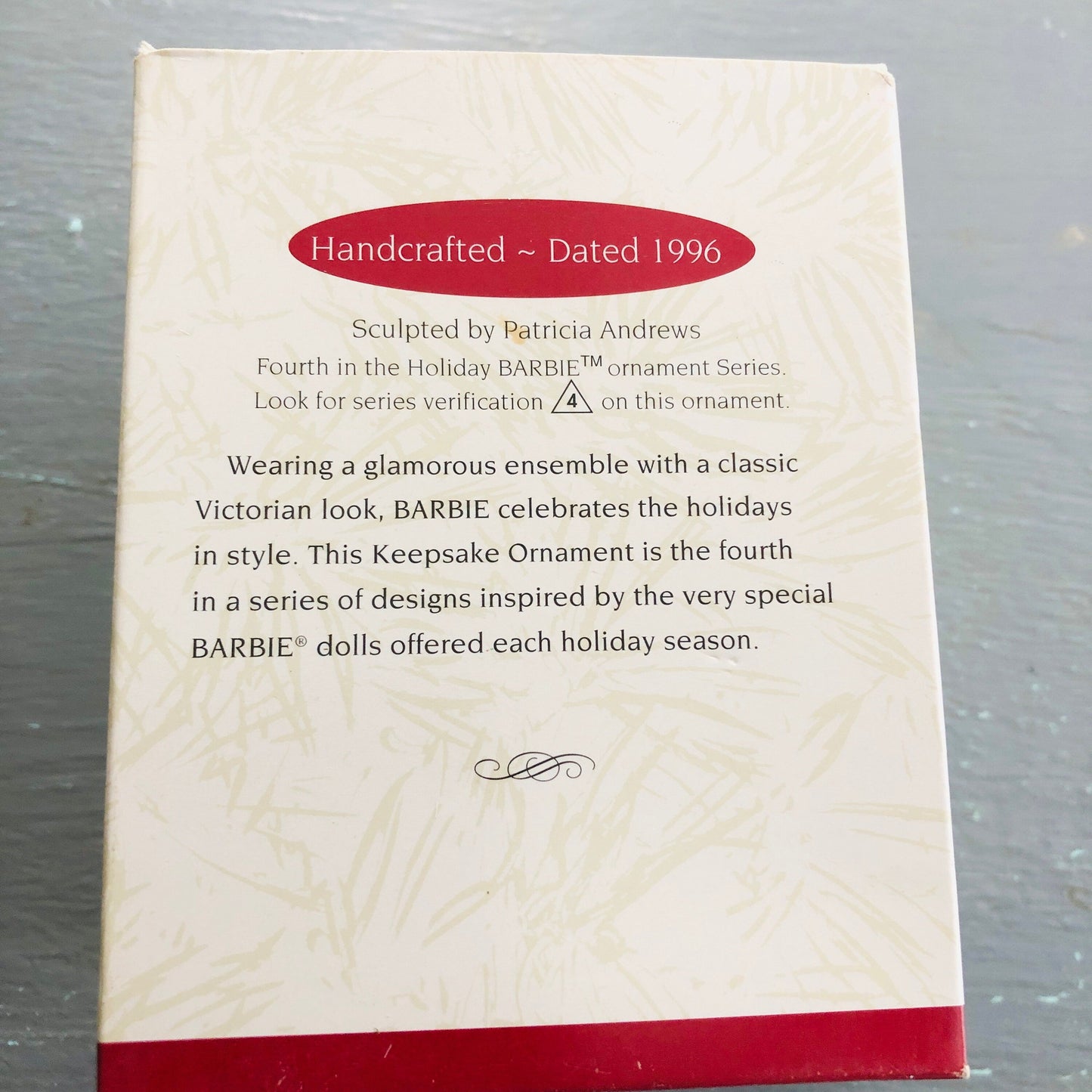 Hallmark, Holiday Barbie, Dated 1996, Keepsake Ornament, QXI5371