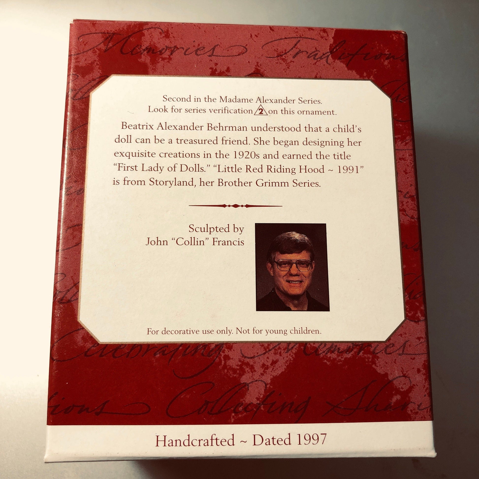 Hallmark, Little Red Riding Hood - 1991, Dated 1997, Keepsake Ornament, QX6155*