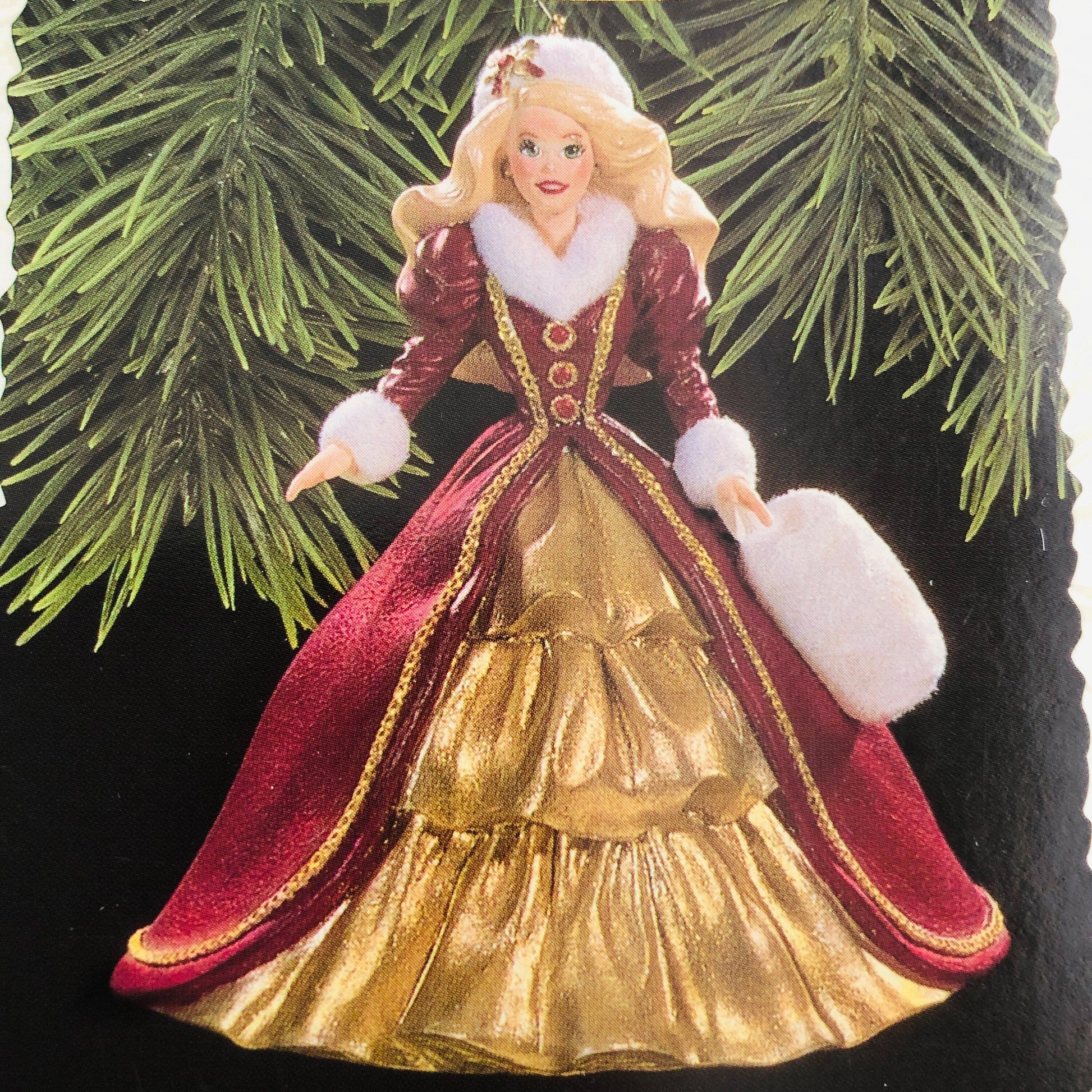 Hallmark, Holiday Barbie, Dated 1996, Keepsake Ornament, QXI5371