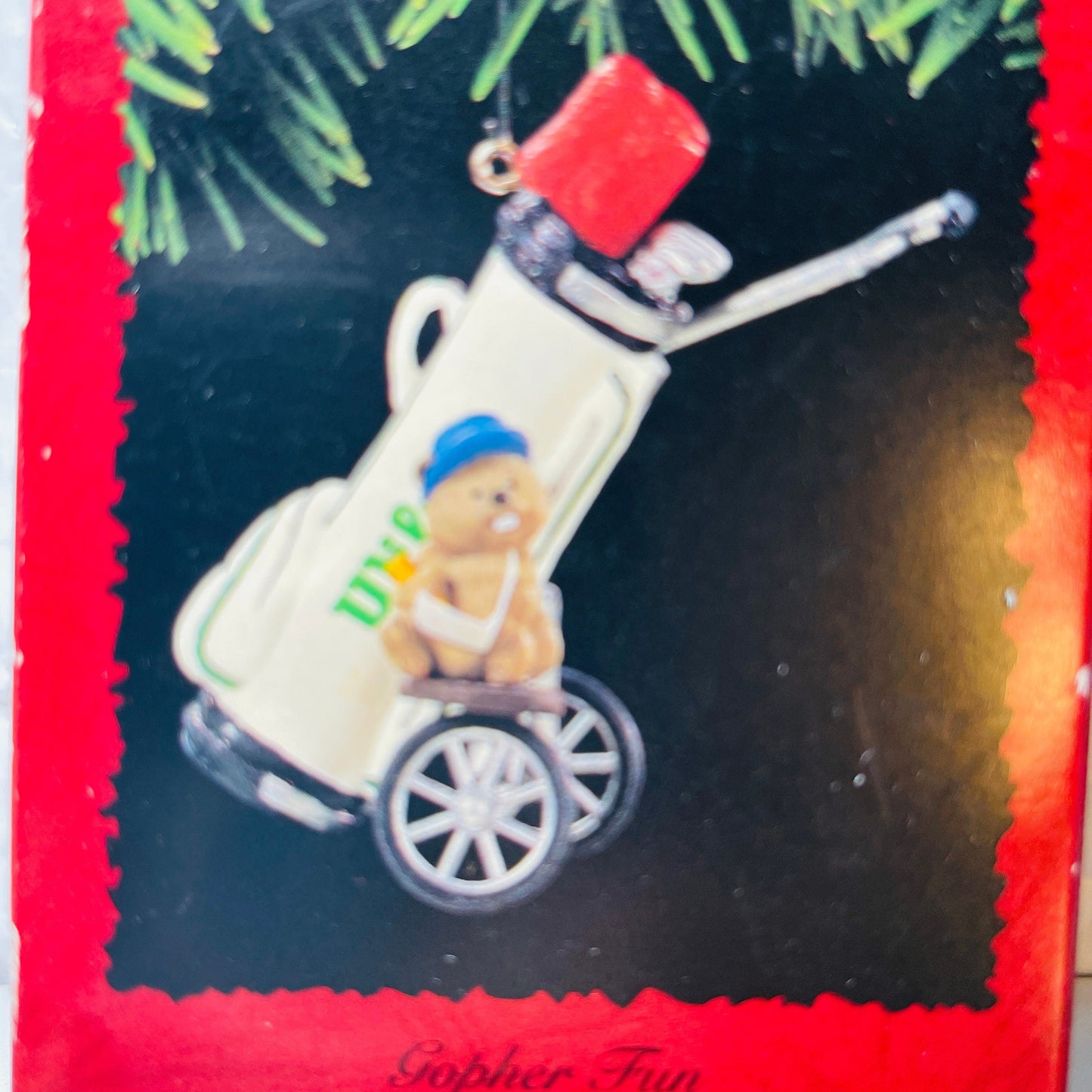 Hallmark, Gopher Fun, Dated 1995, Keepsake Ornament, QX5887