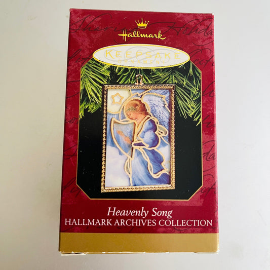 Hallmark, Heavenly Song,Vintage 1997, Keepsake Acrylic Ornament, QX679, Archives Collection