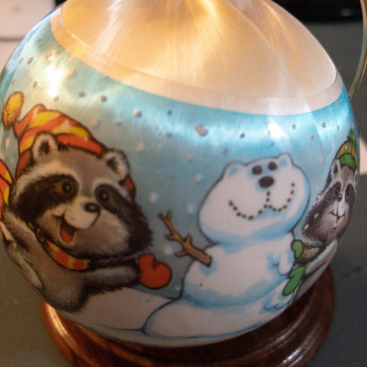 Hallmark, Grandson, Vintage 1978, Satin Ball, Keepsake Ornament, QX2156*