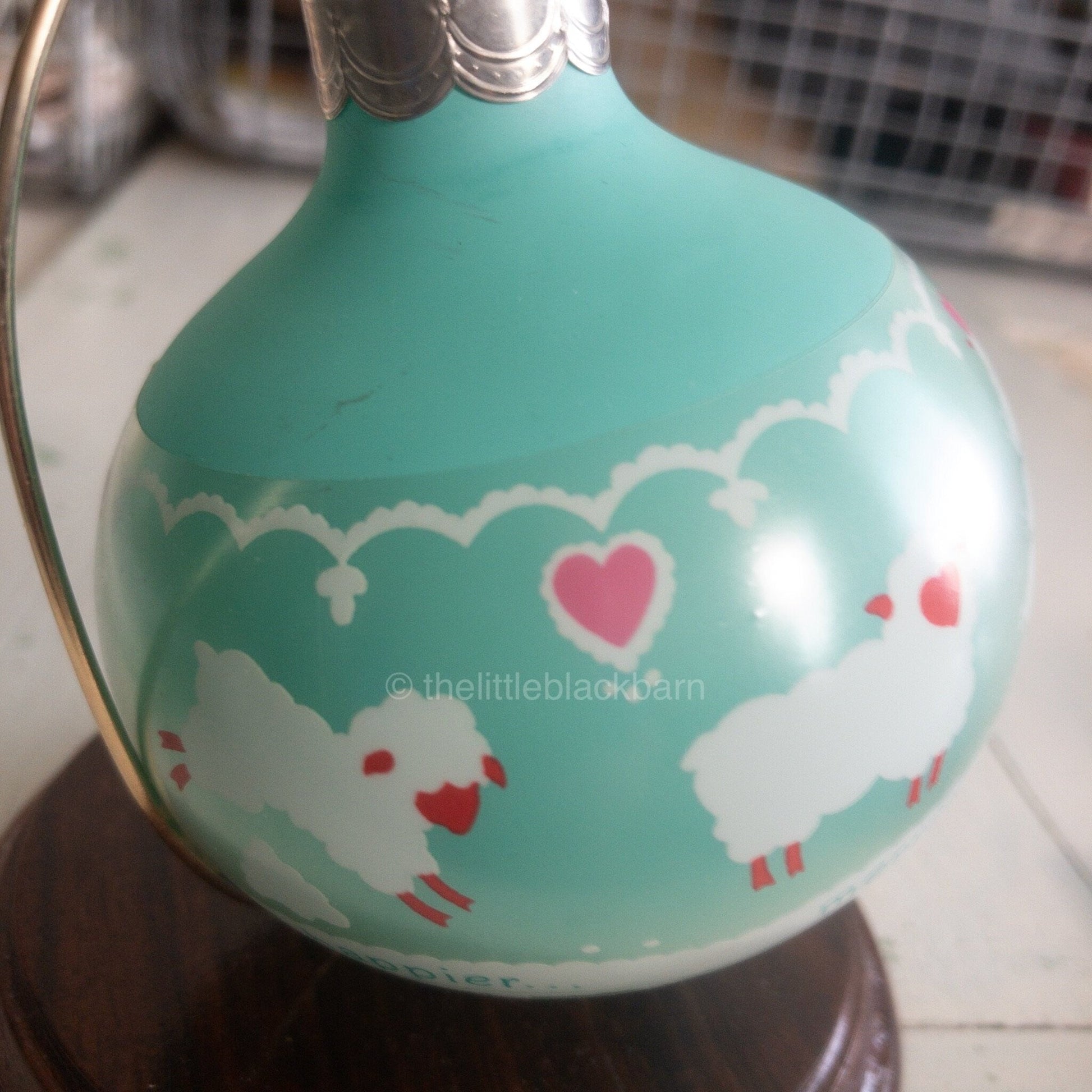 Hallmark, Niece, Teardrop Shape, Vintage 1987,, Keepsake Glass Ornament, QX2759*