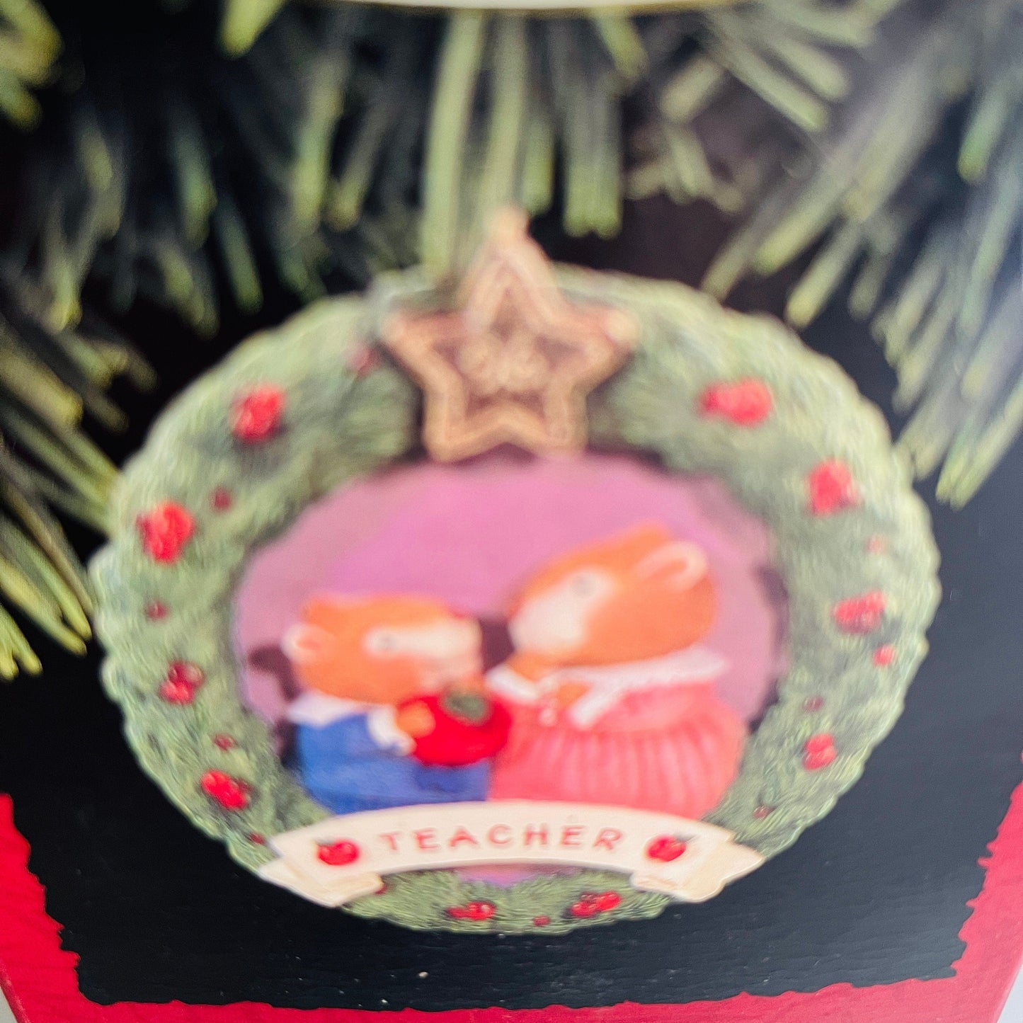 Hallmark, Apple for Teacher, Dated 1996, Keepsake Ornament, QX6121