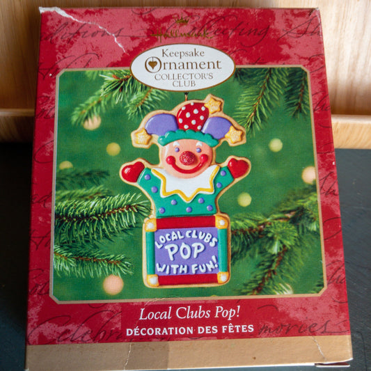 Hallmark, Local Clubs Pop, LOCAL CLUBS, Dated 2001, Keepsake Ornament, QXC4512B