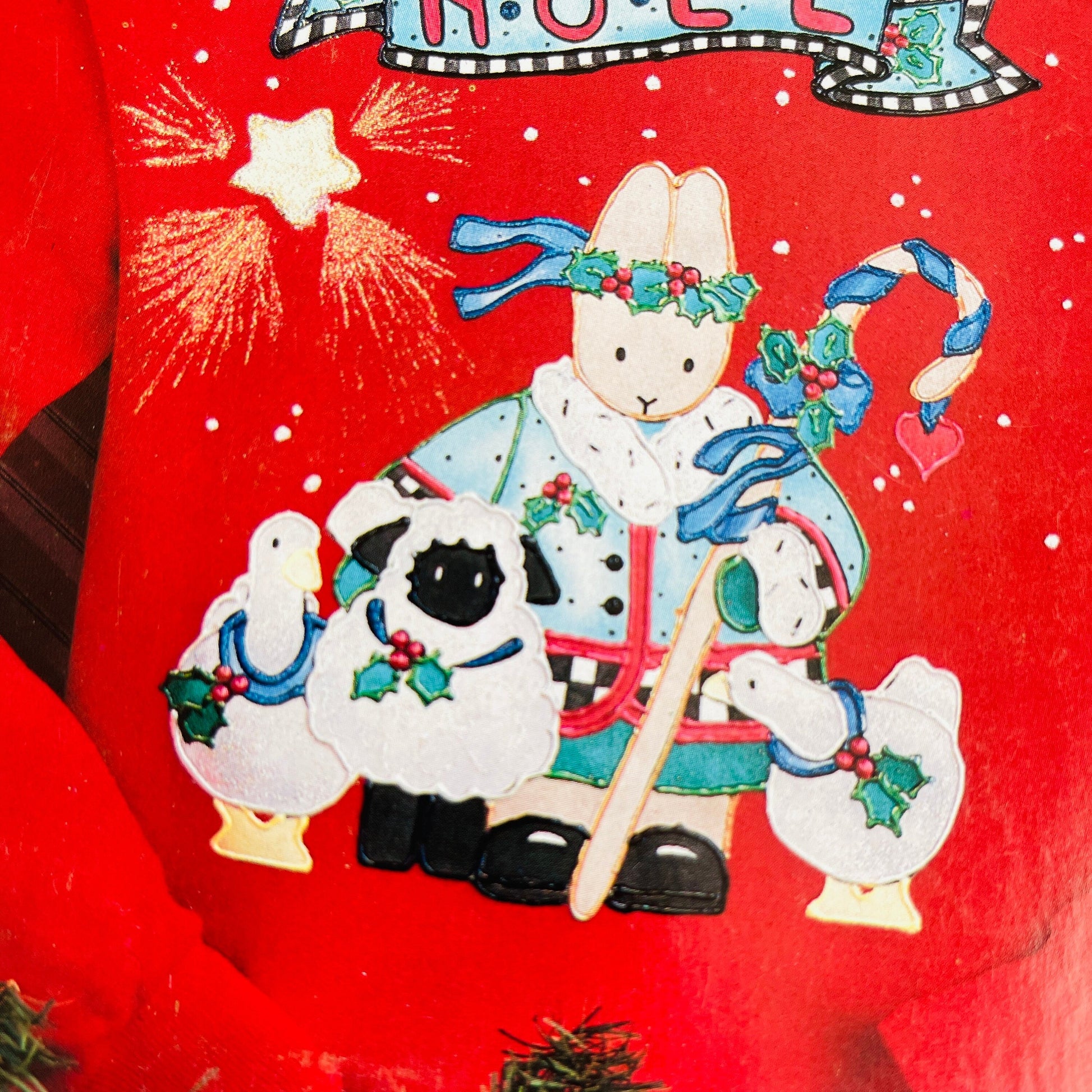 Daisy Kingdom, Hunny Bunny Noel, Vintage, No Sew Applique'