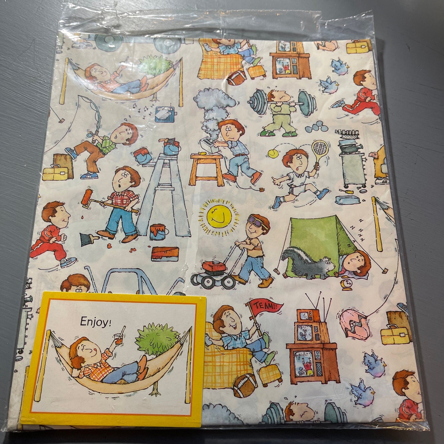 Gift Wrapping Paper Nice Vintage Choice Of Kid Christmas, Happy Birthday, Dad, Bird Happy Birthday or Floral See Variations