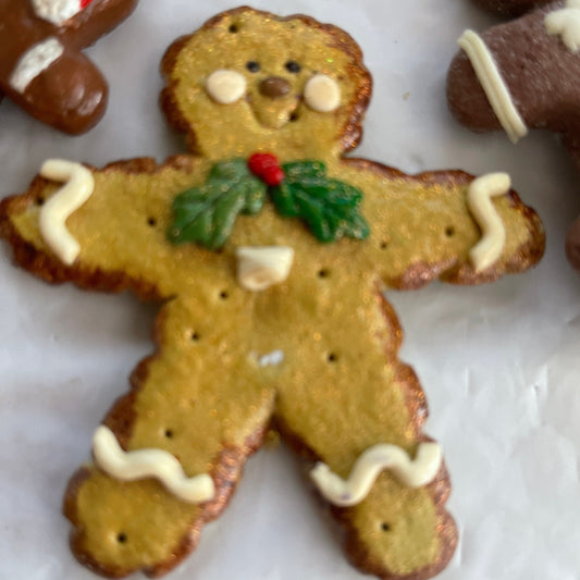 Gingerbread Men Set Of 3 2 Ornaments and a Small Figurine