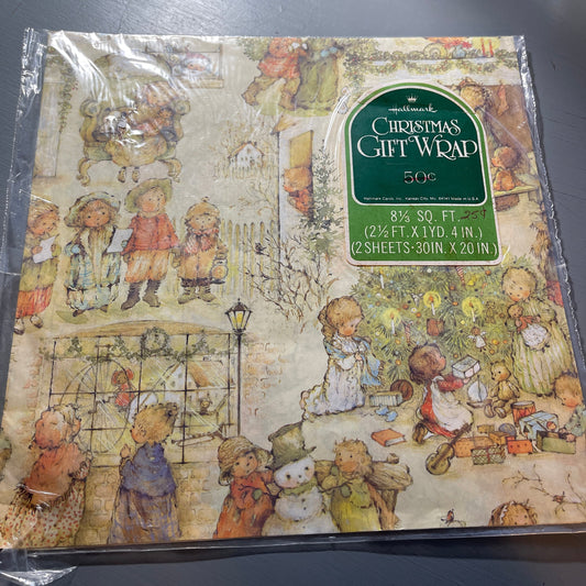 Gift Wrapping Paper Nice Vintage Choice Of Kid Christmas, Happy Birthday, Dad, Bird Happy Birthday or Floral See Variations