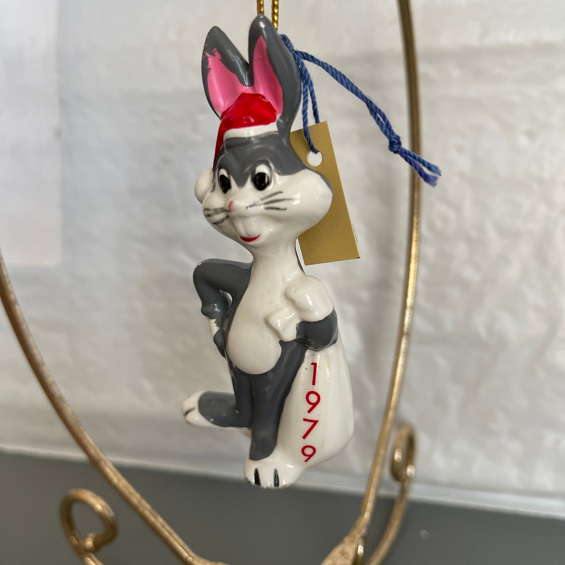 Warner Brothers Bugs Bunny Dated 1979 First Limited Edition Porcelain Ornament Made In Japan
