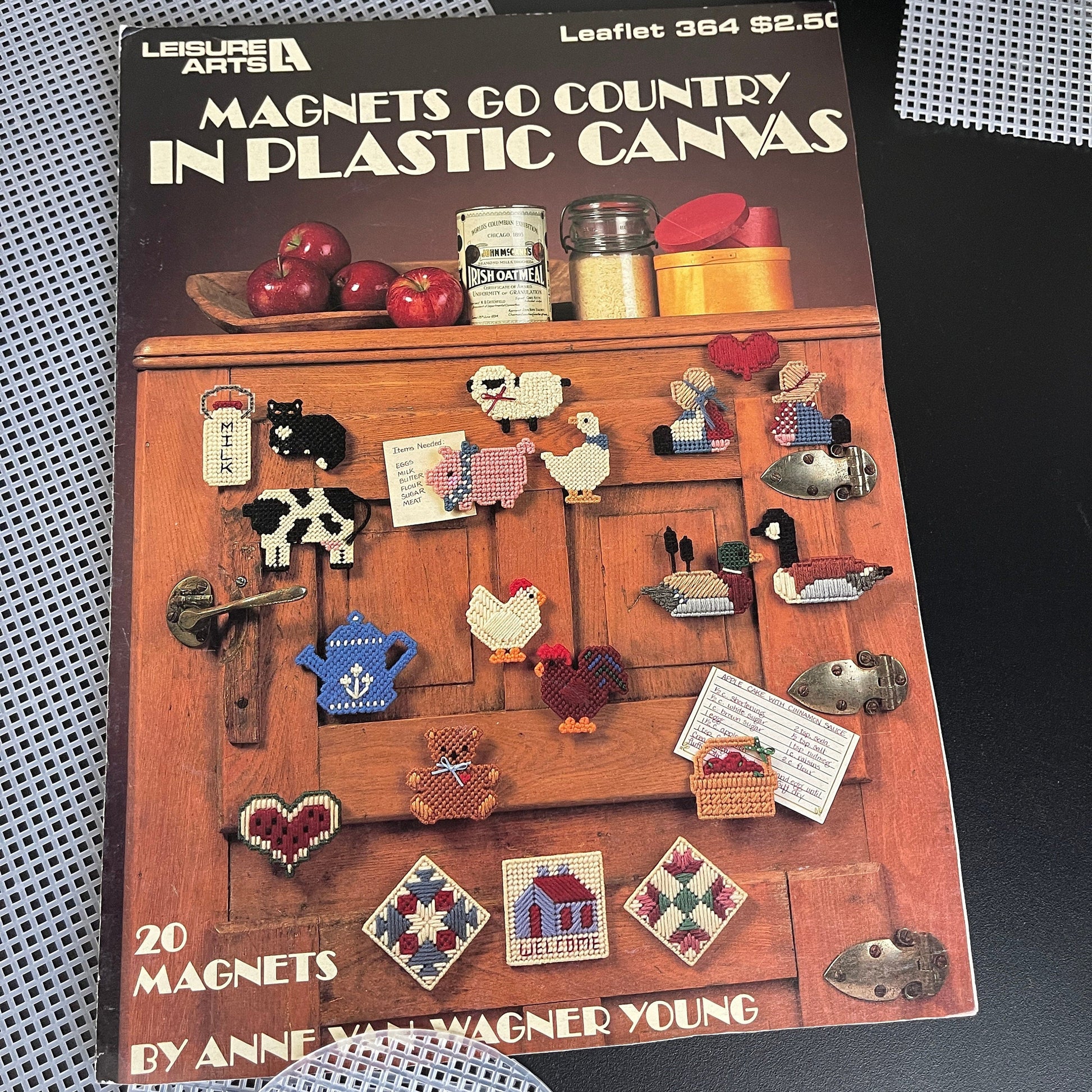 Plastic Canvas Set Of 4 resign Charts with Plastic Canvas Materials Included See Pictures and Description*