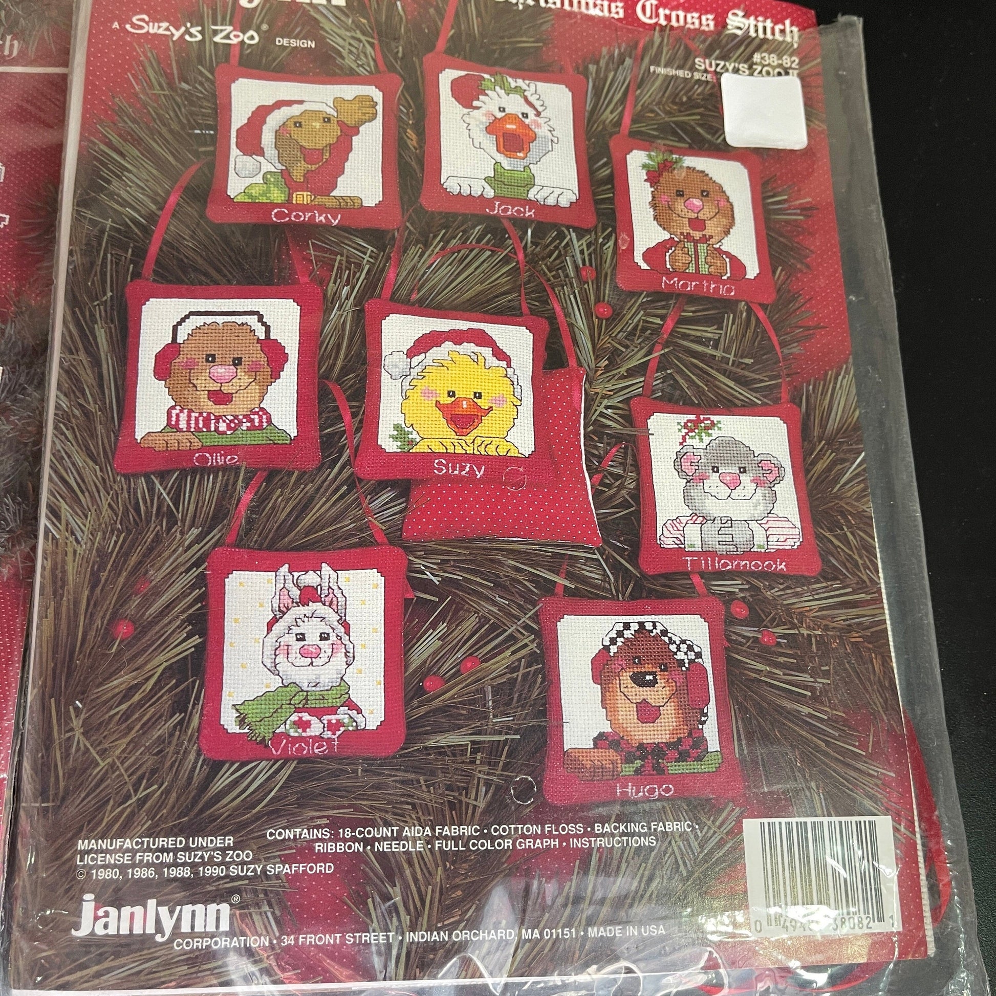 Janlynn Set of 2 Christmas Cross Stitch Kits See Pictures and Description*