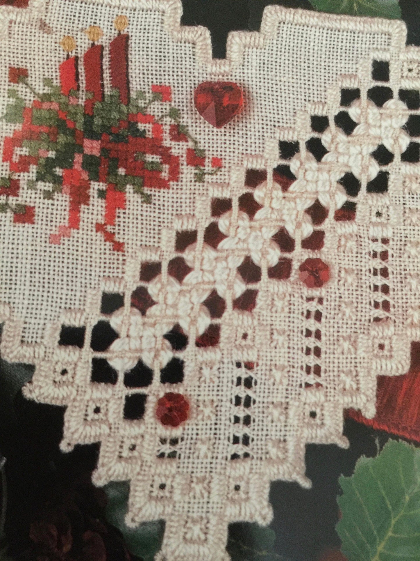 Cross N' Patch, Vintage 1996  Christmas in My Heart counted cross stitch pattern