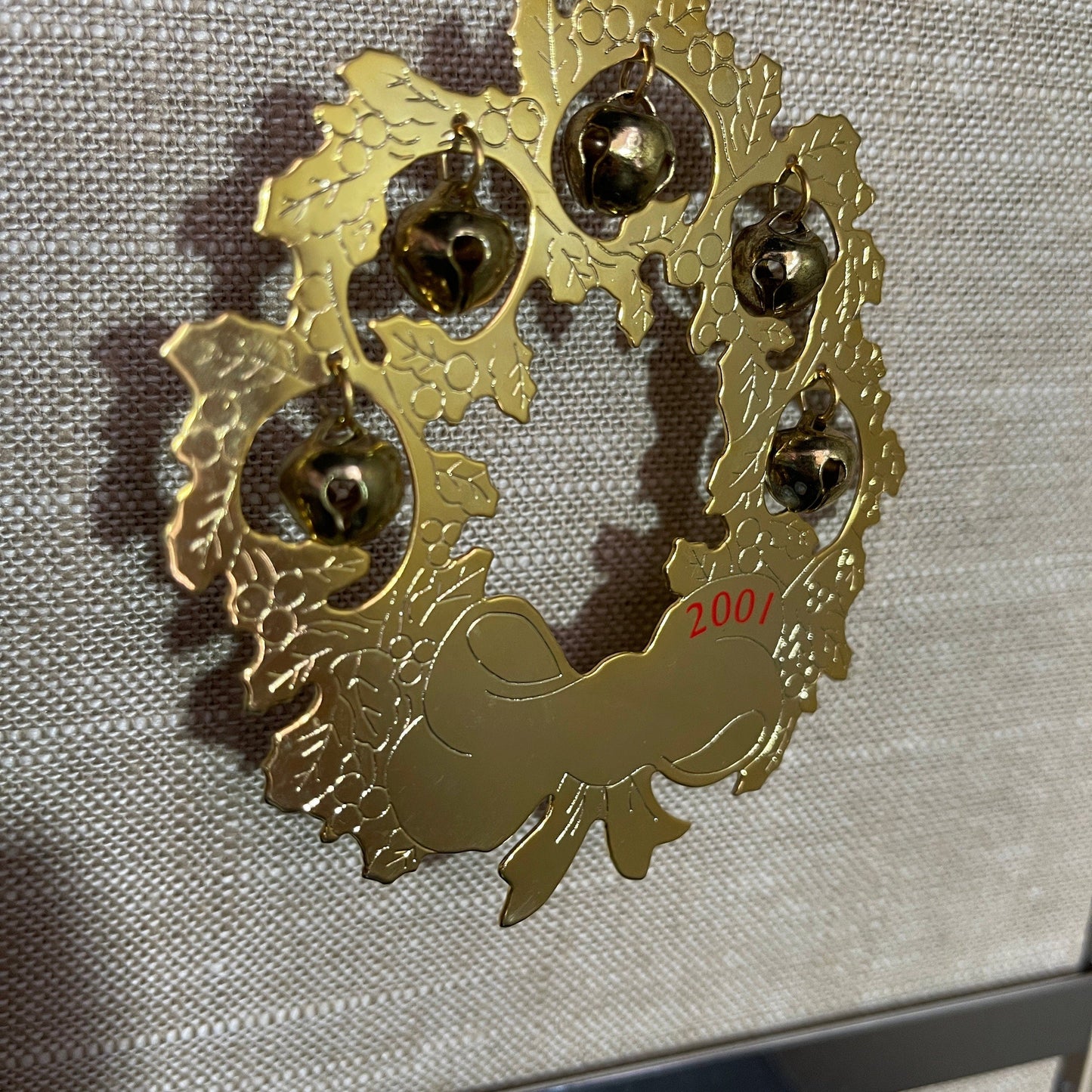 Glimmering gold-tone metal ornament choices see pictures and variations*