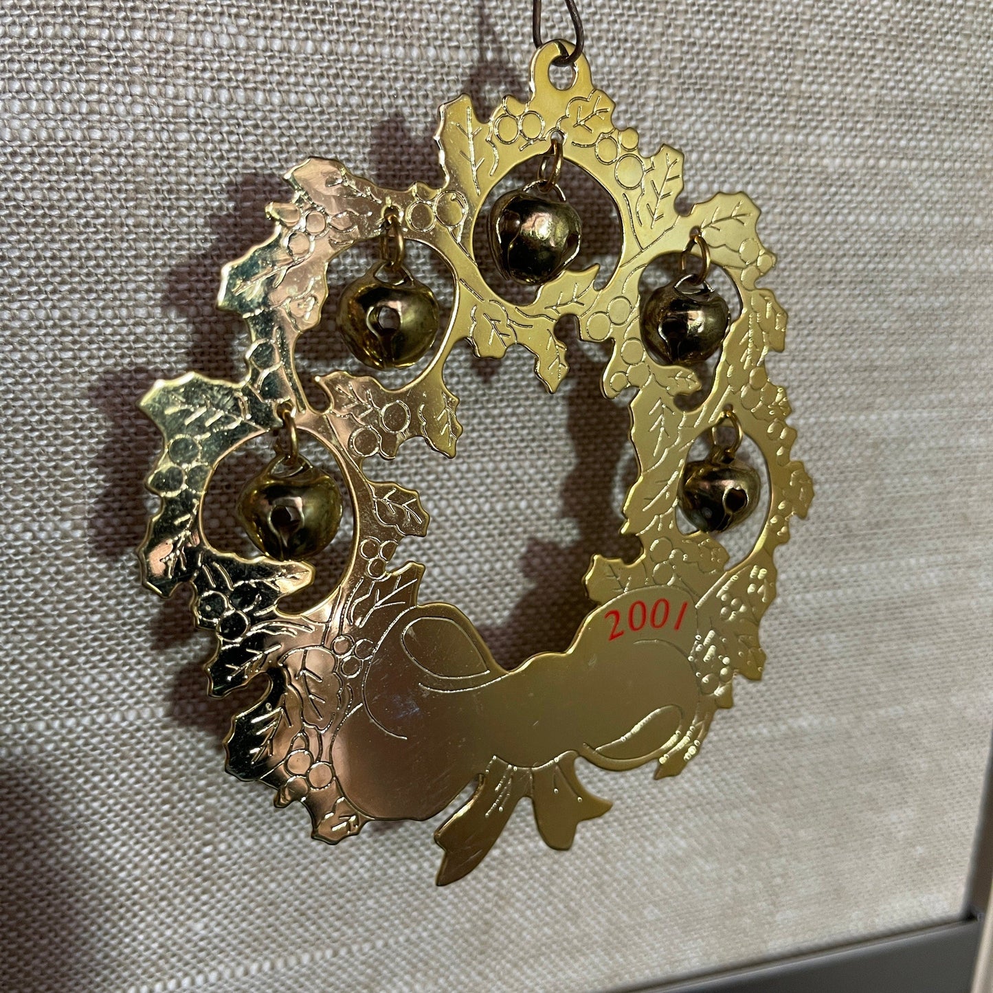Glimmering gold-tone metal ornament choices see pictures and variations*
