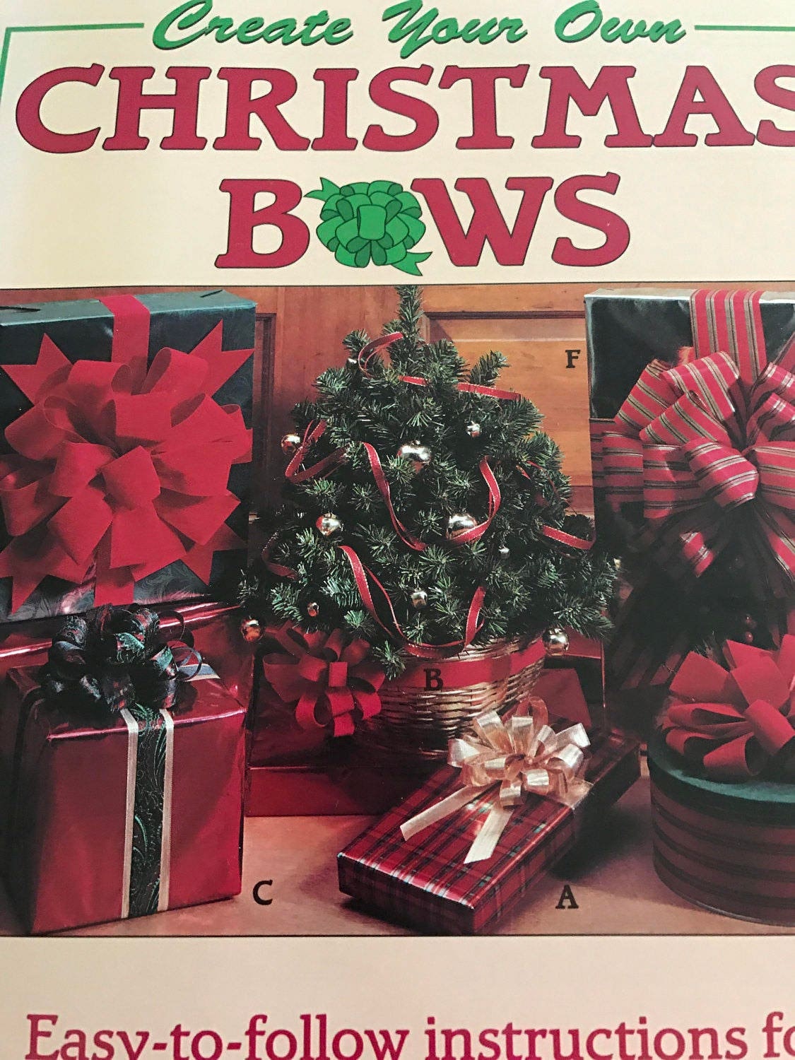 Leisure Arts Create Your Own Christmas Bows