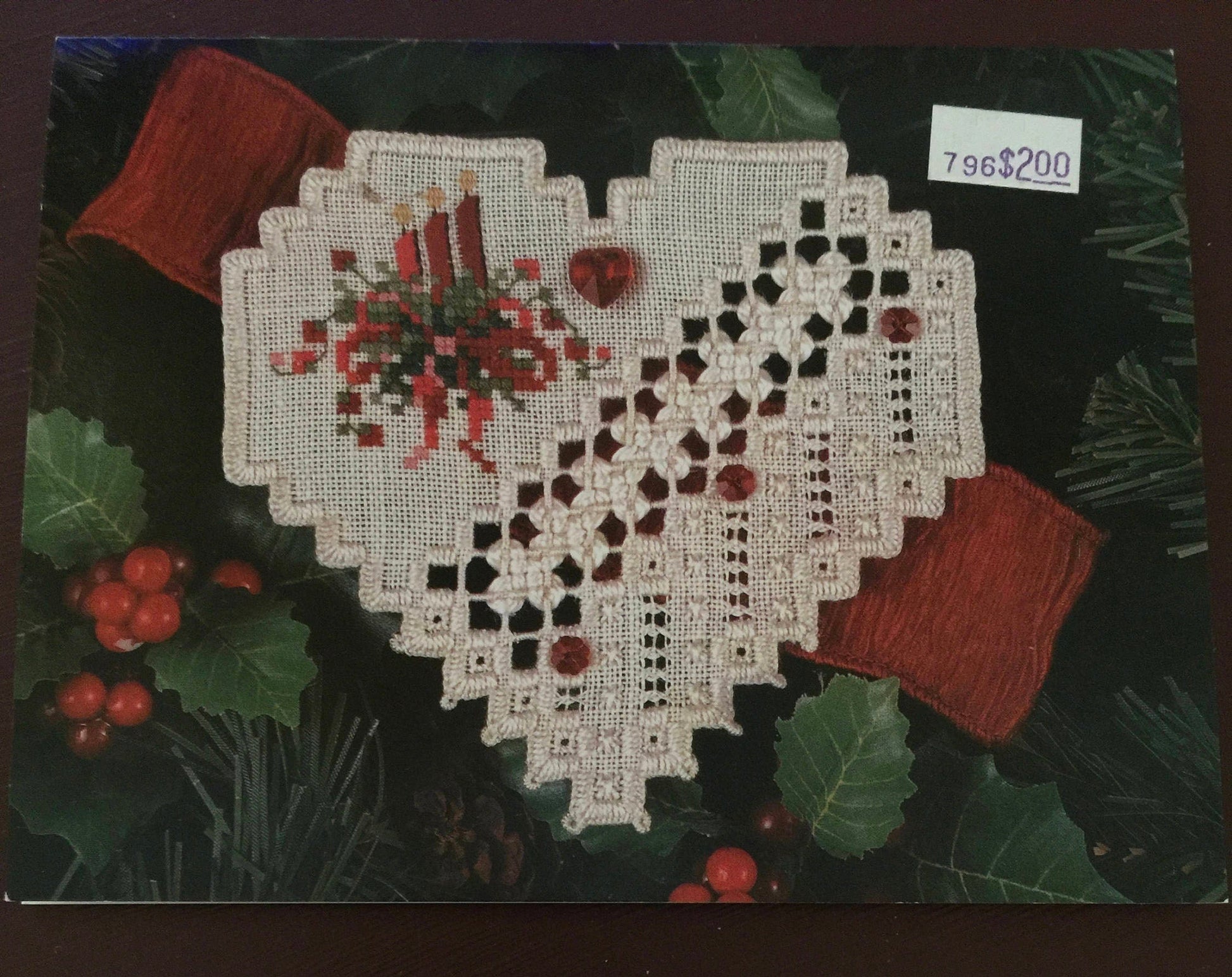 Cross N' Patch, Vintage 1996  Christmas in My Heart counted cross stitch pattern