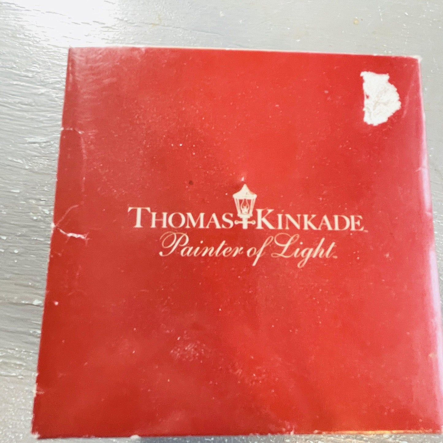 Thomas Kinkade, Painter of Light, Limited Edition Glass Holiday Ornament