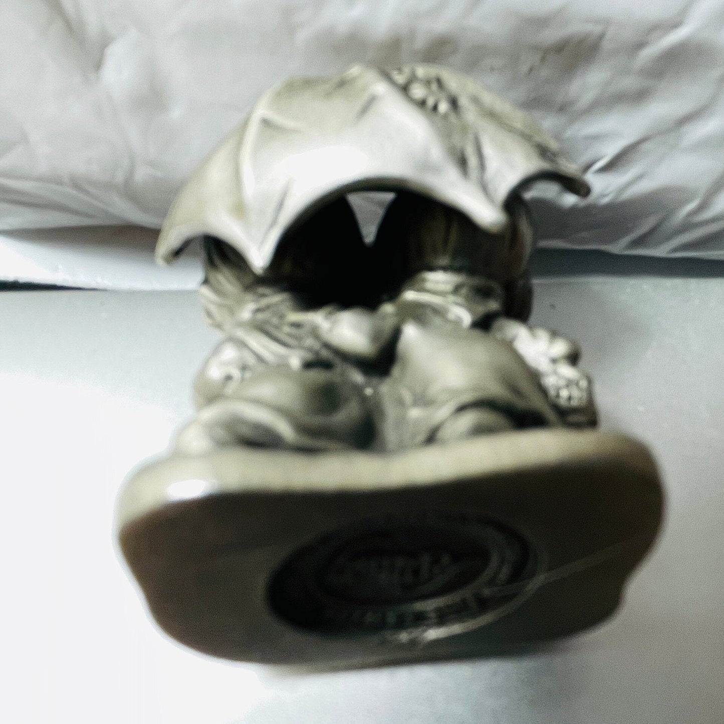 Pewter, Hallmark Cards, Little Gallery, Choice of 1977 Betsy Clark Under Umbrella or 1981 Mice Wish Heart Vintage Figurines