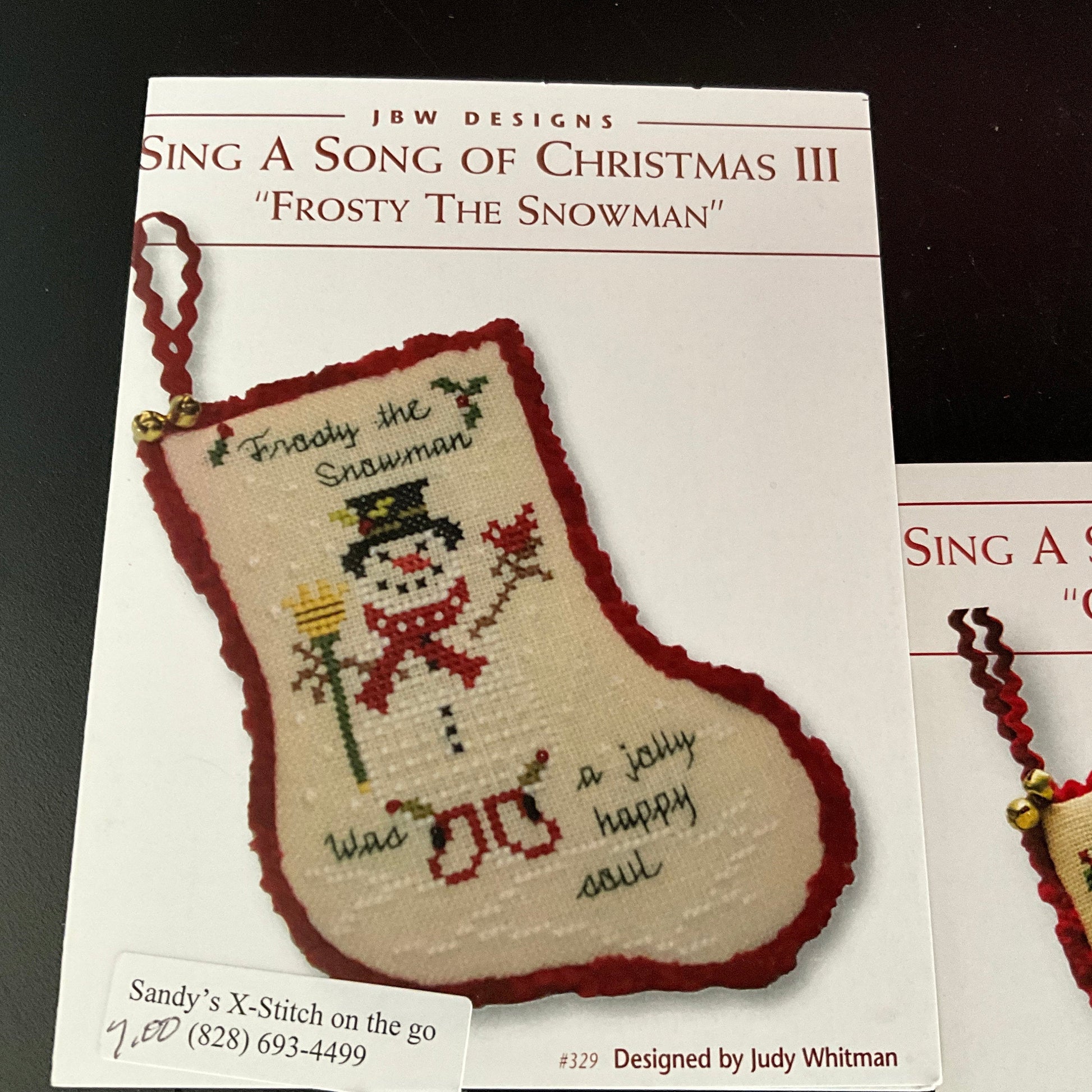 JBW Designs choice vintage Christmas cross stitch charts see pictures and variations*