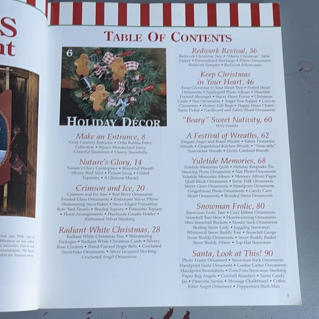 Leisure Arts Christmas merry & bright 2003 Softcover Book