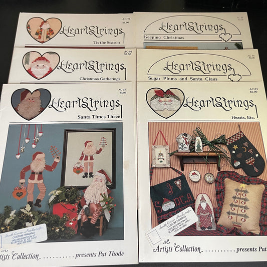 HeartStrings The Artists Collection choice of Christmas vintage counted cross stitch charts see pictures and variations*