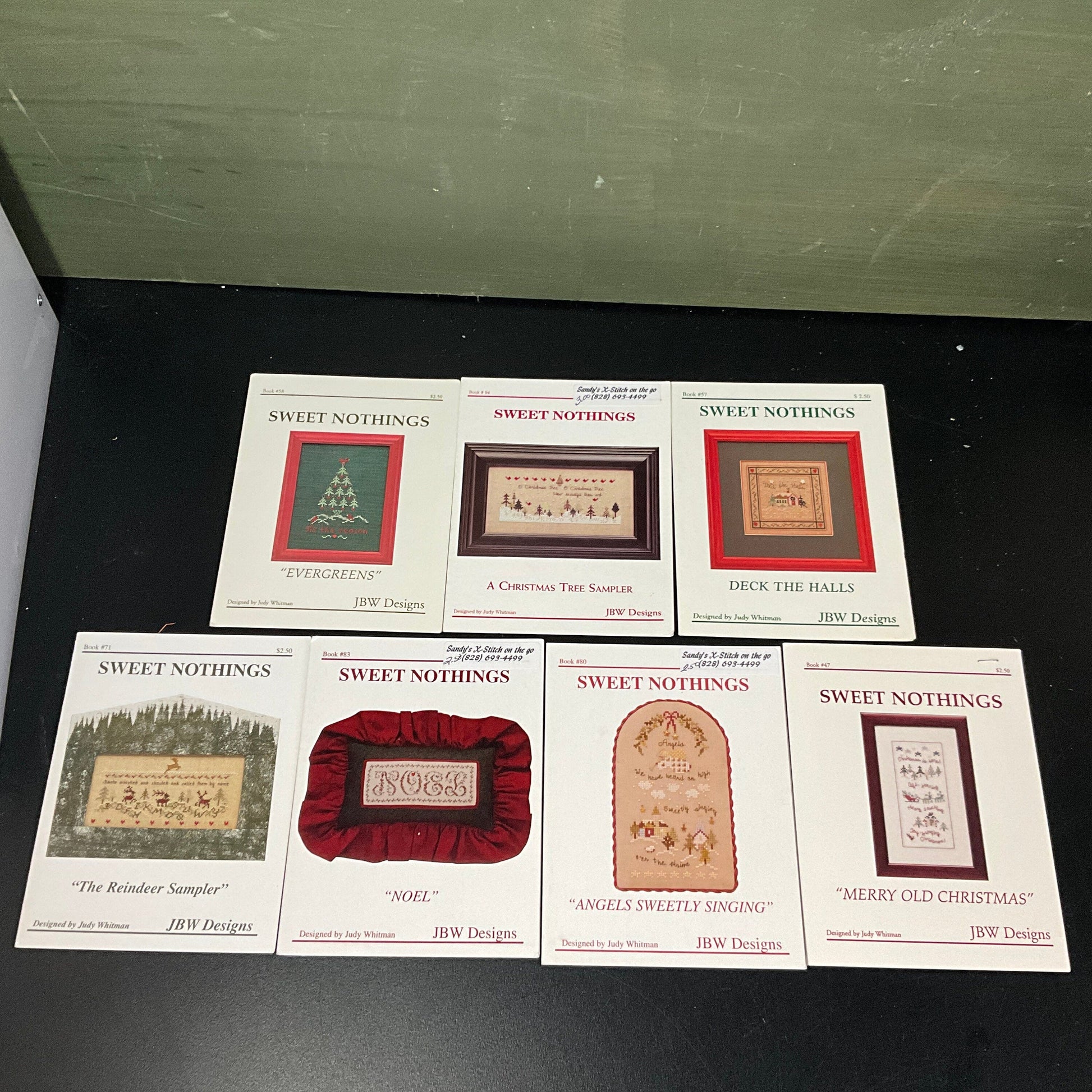 JBW Designs choice vintage Christmas cross stitch charts see pictures and variations*