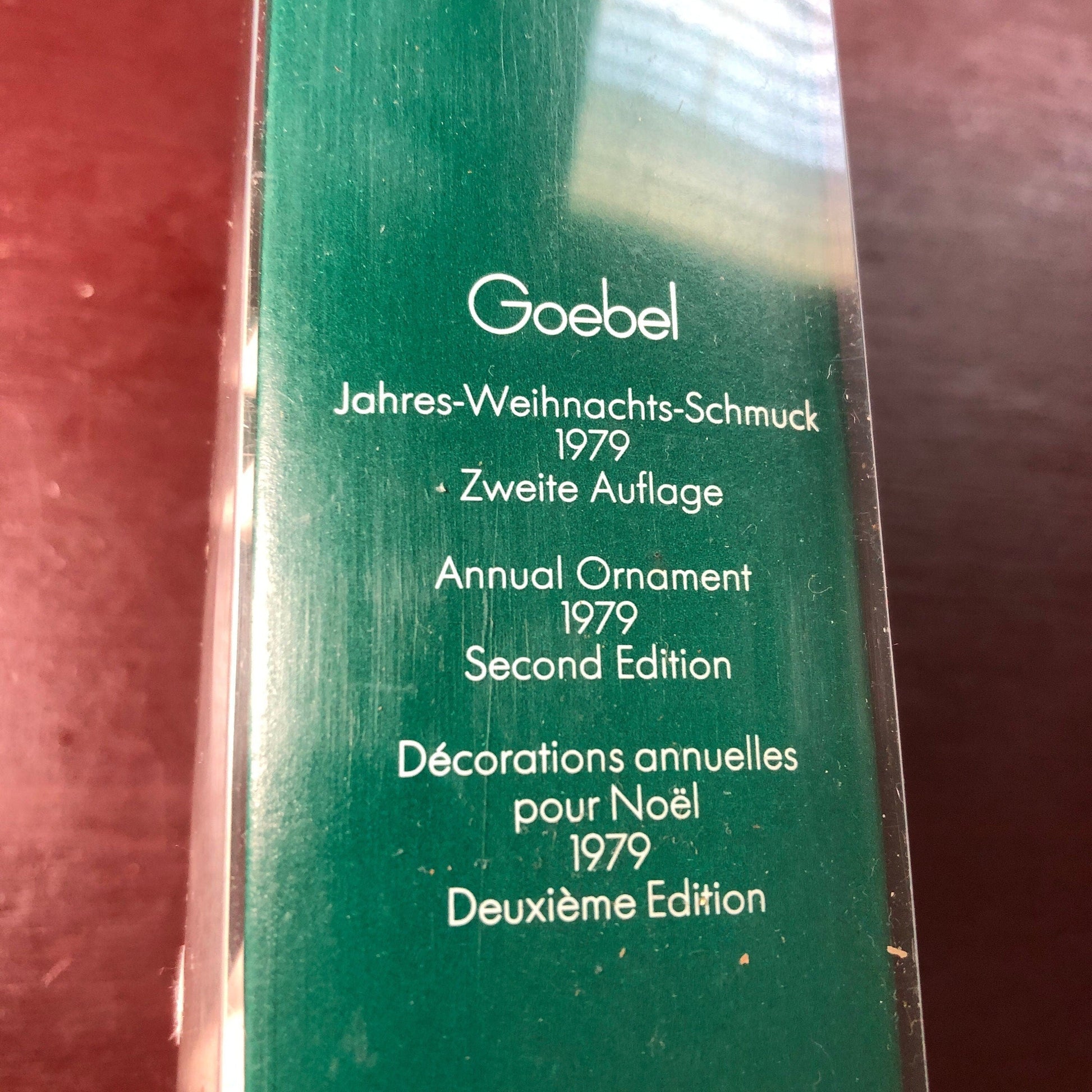 Porcelain Angel, House of Goebel, Annual Ornament, Vintage 1979, by Jahres-Weihnachts-Schmuck, Second Edition