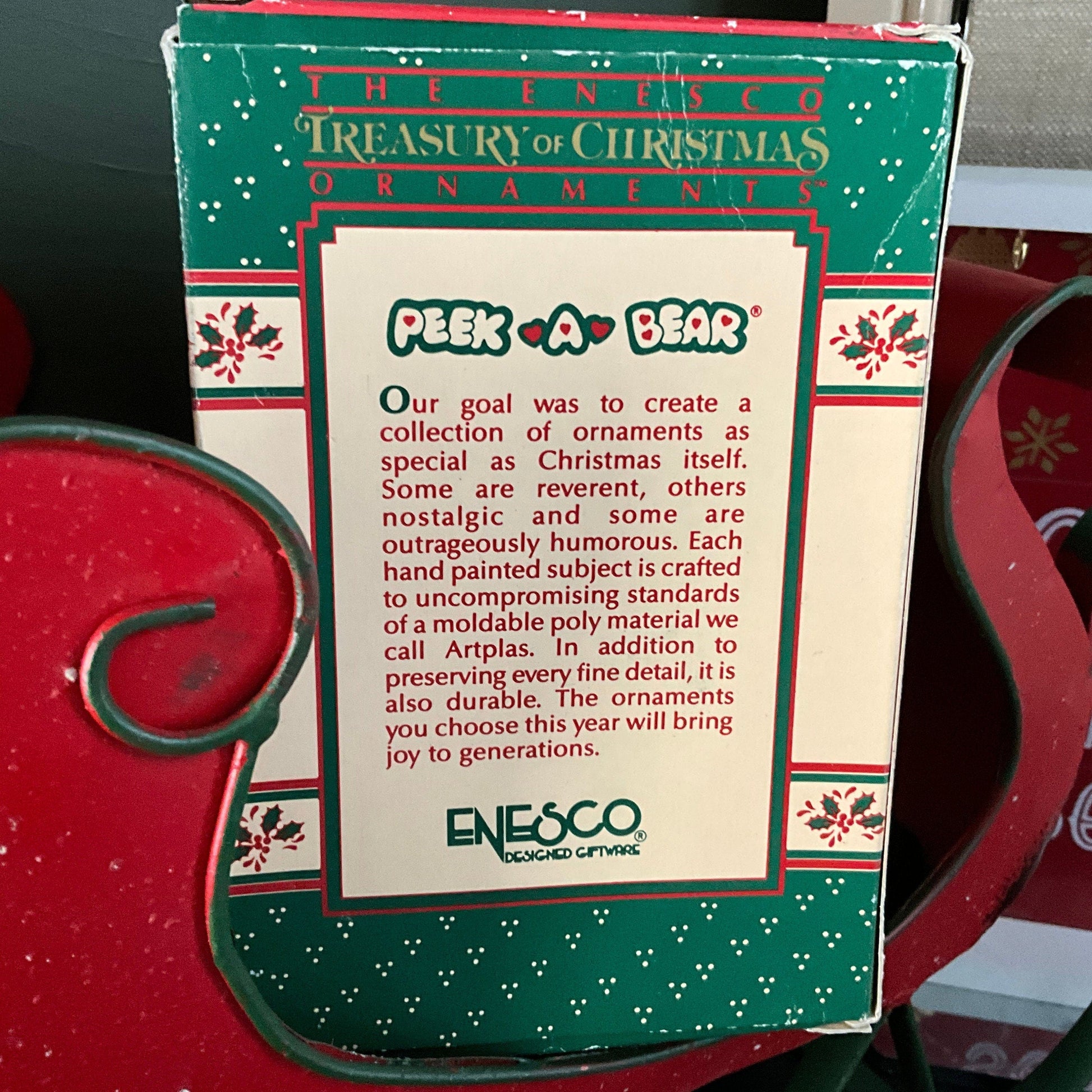 Enesco choice Treasury Of Christmas vintage ornaments see pictures and variations*