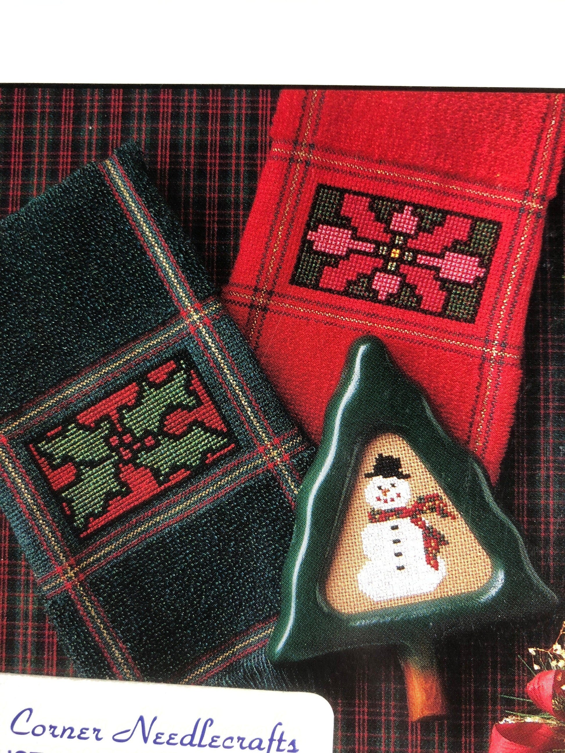 The Need'l Love Company, Jingle Bells, Designed by, Renee Nanneman, Vintage 1989, Counted Cross Stitch, Pattern Book