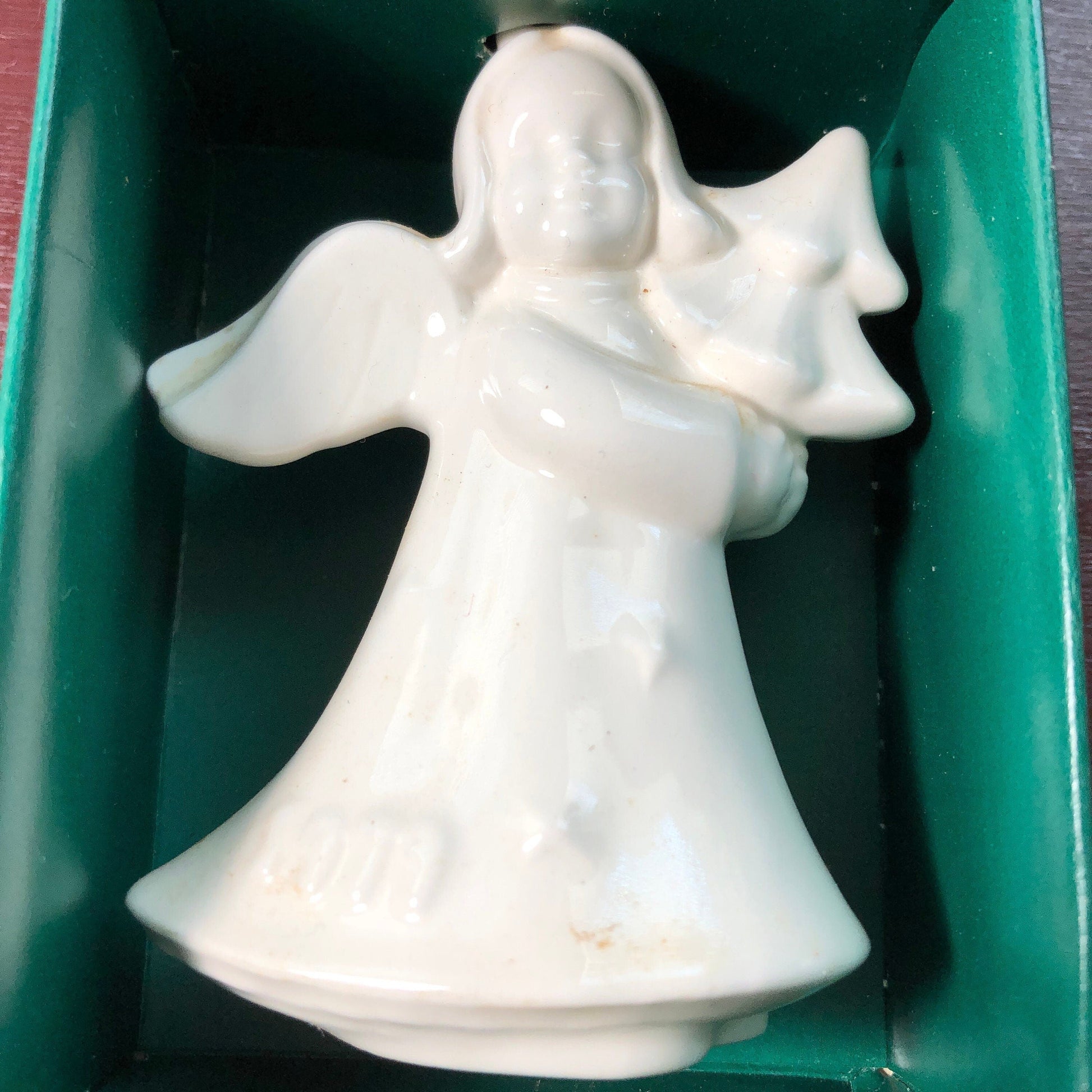 Porcelain Angel, House of Goebel, Annual Ornament, Vintage 1979, by Jahres-Weihnachts-Schmuck, Second Edition