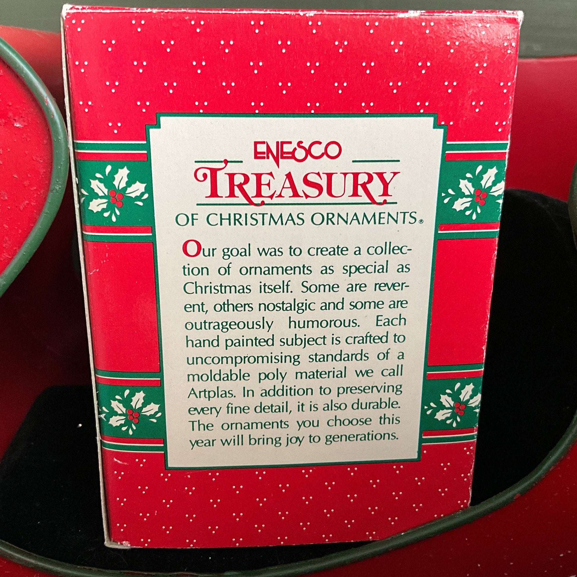Enesco choice Treasury Of Christmas vintage ornaments see pictures and variations*