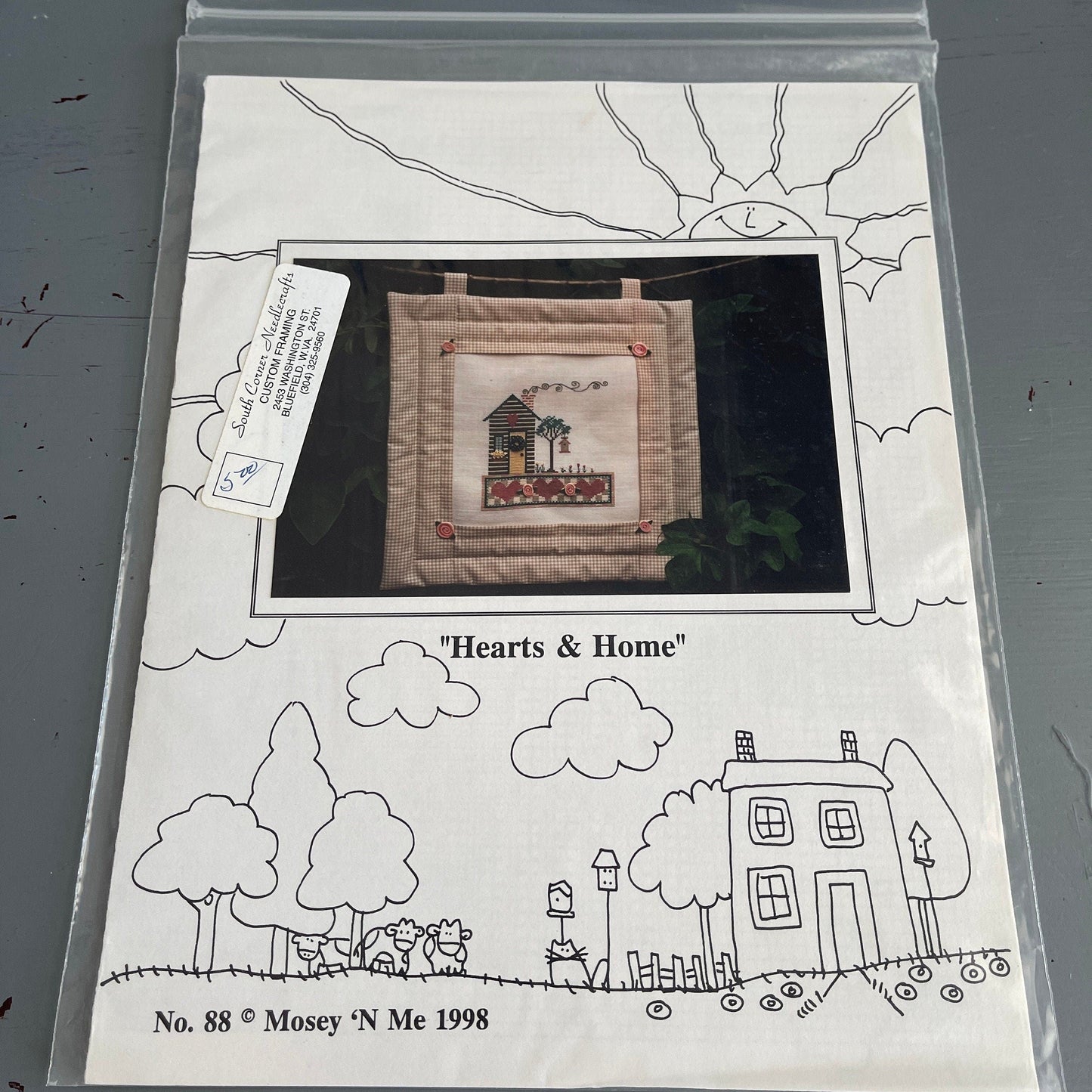 Mosey 'N Me Choice of 3 Vintage Counted Cross Stitch Charts See Variations*