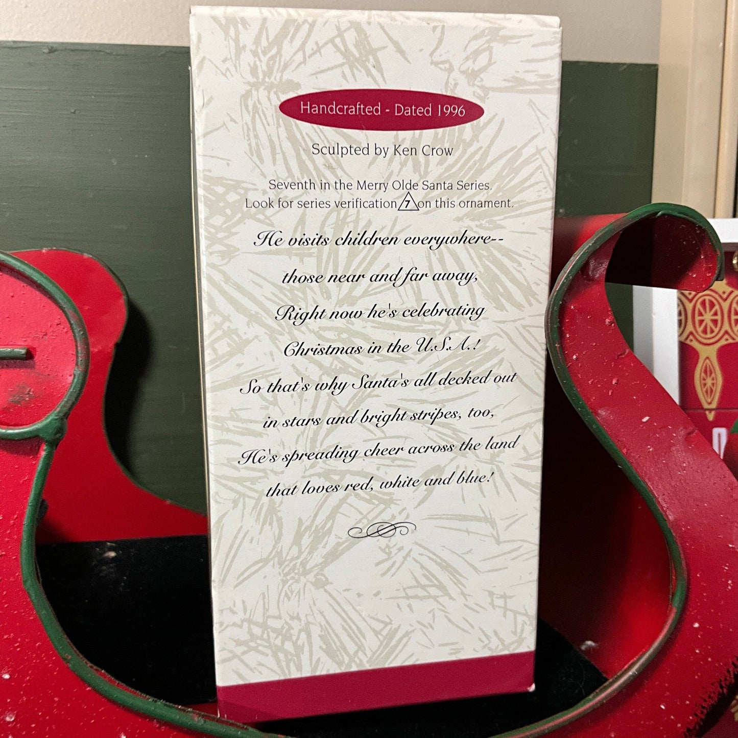 Hallmark choice Merry Olde Santa Collector's Series Keepsake ornaments see pictures and variations*