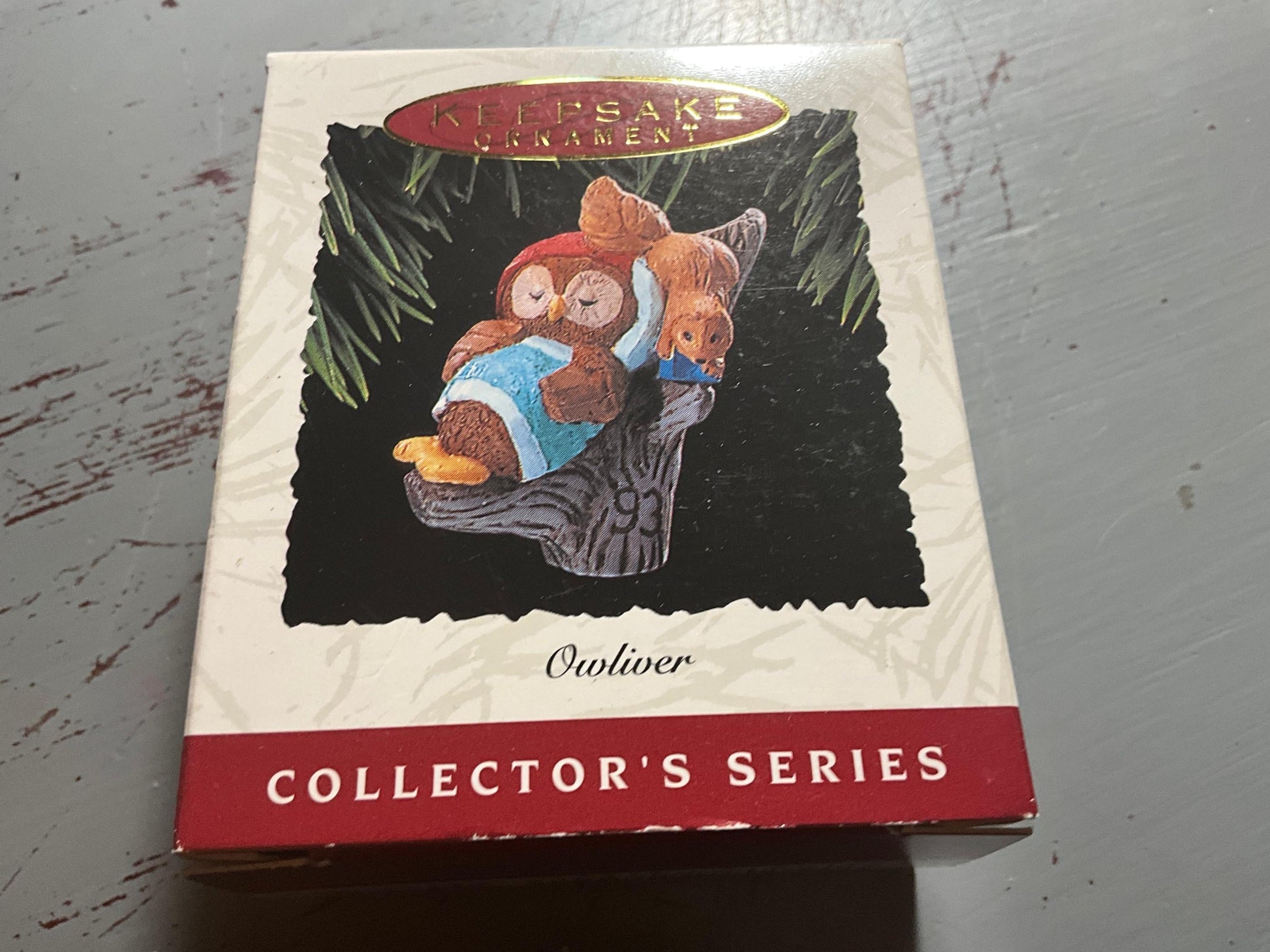 Hallmark Owliver 1993 Collector's Series Keepsake Ornament QX542-5