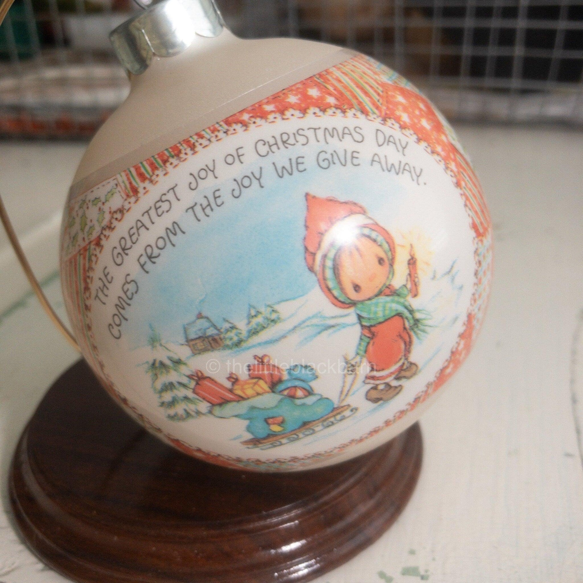 Hallmark, Betsey Clark #9, Dated 1981, Keepsake, Glass Ball Ornament, QX8022*