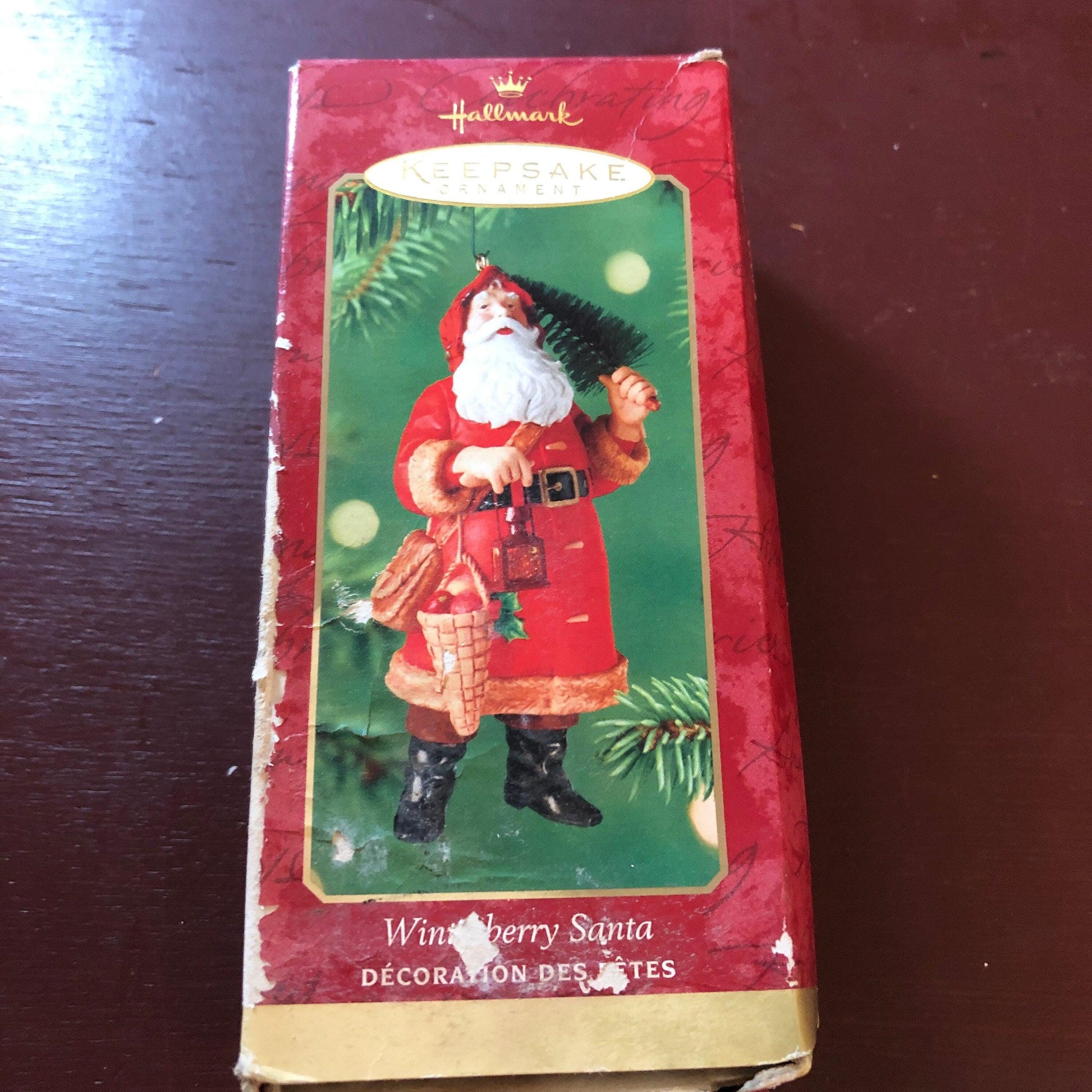 Hallmark, Winterberry Santa, Dated 2000, Keepsake Ornament, QXI4331-DB*