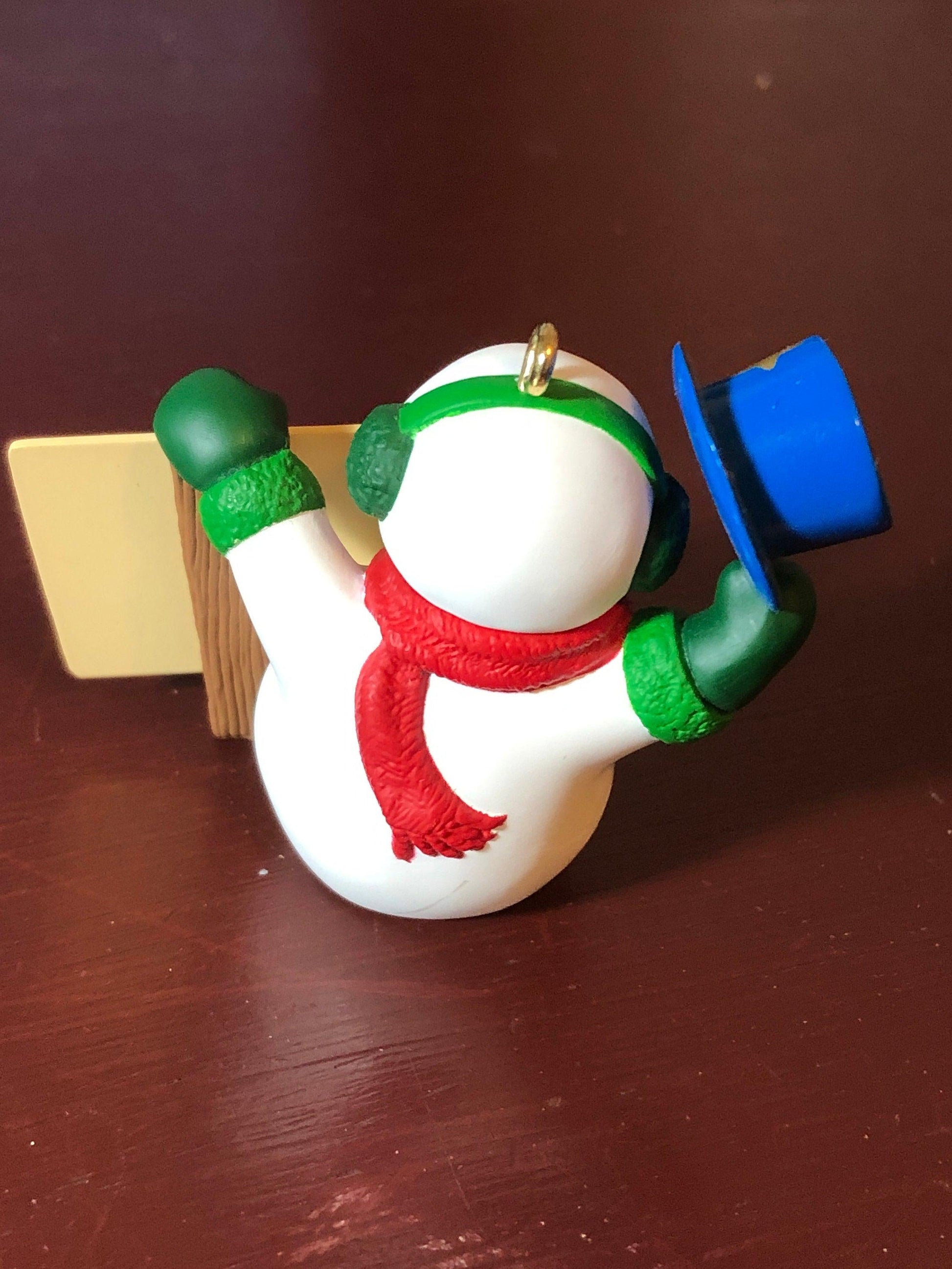 Hallmark, Millennium Snowman, Dated 1999, Keepsake Ornament, QX8059