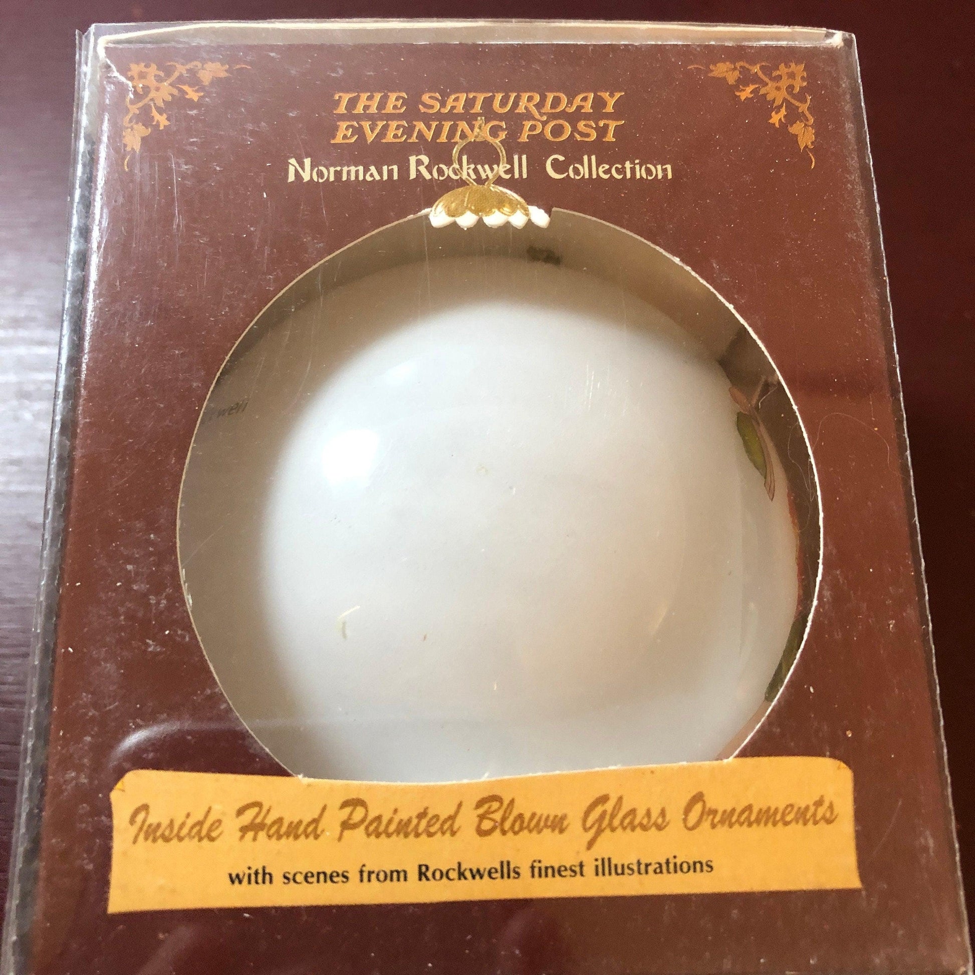 Santa's Helpers, Lubeck Glass, The Saturday Evening Post, Norman Rockwell Collection, Hand Painted, Blown Glass Ornament