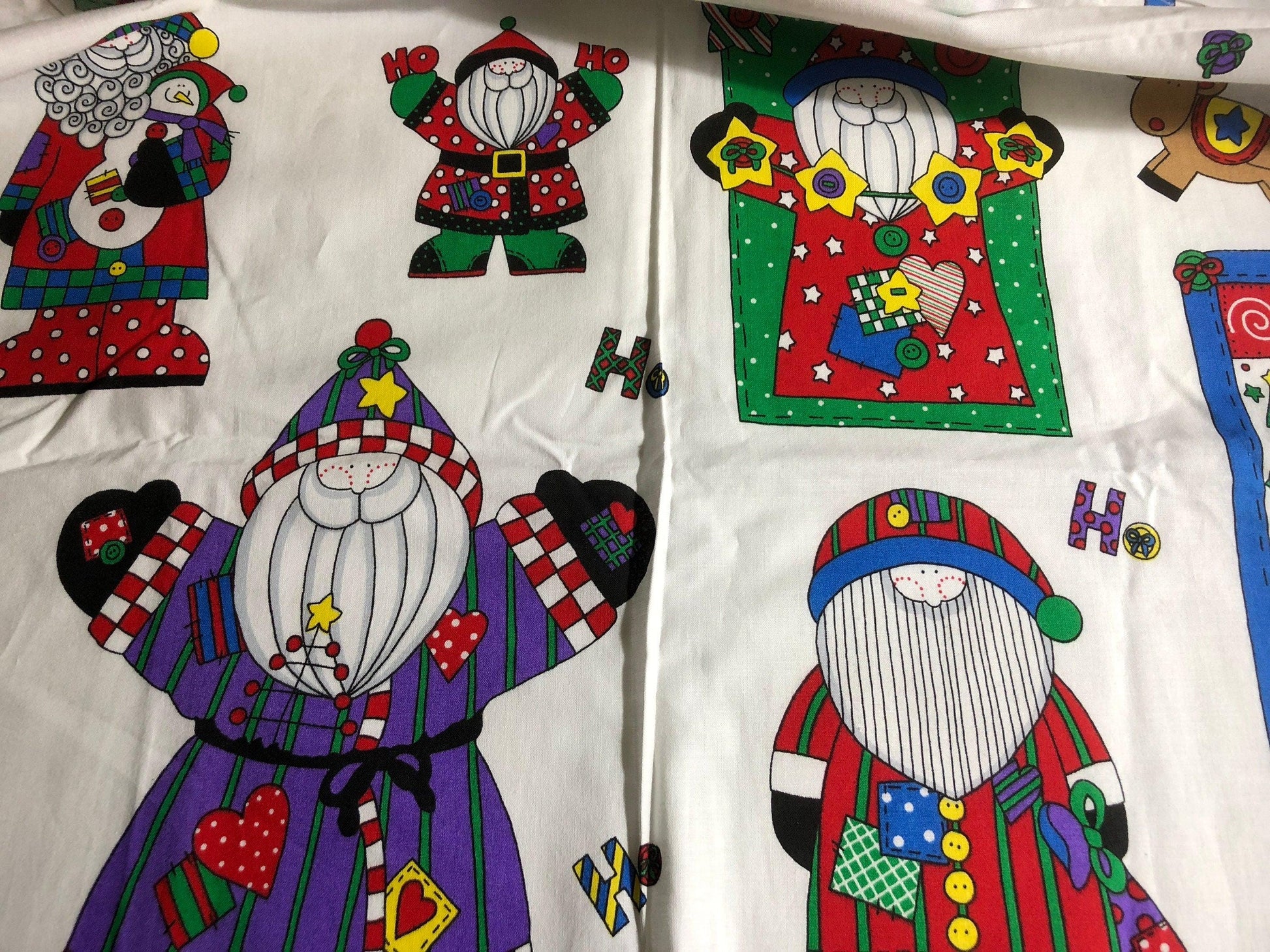Santa Fabric, 44 by 36 inches