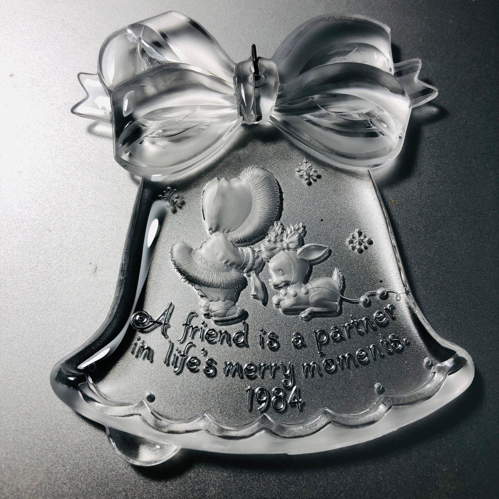 Hallmark, Fun of Friendship, Vintage 1984, Acrylic Ornament, QX343-1*