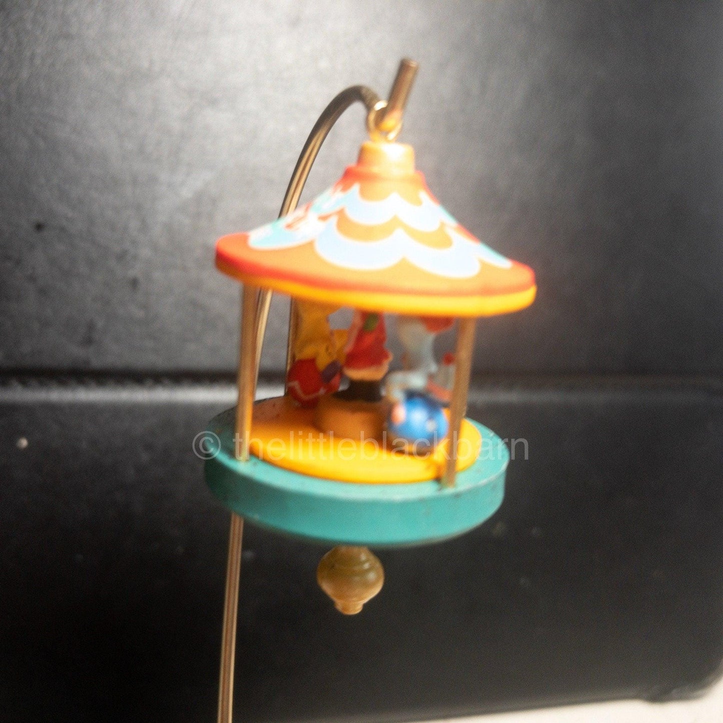 Hallmark Keepsake, Miniature Ornament, Santa's, Little Big Top Dated 1996, QXM4081