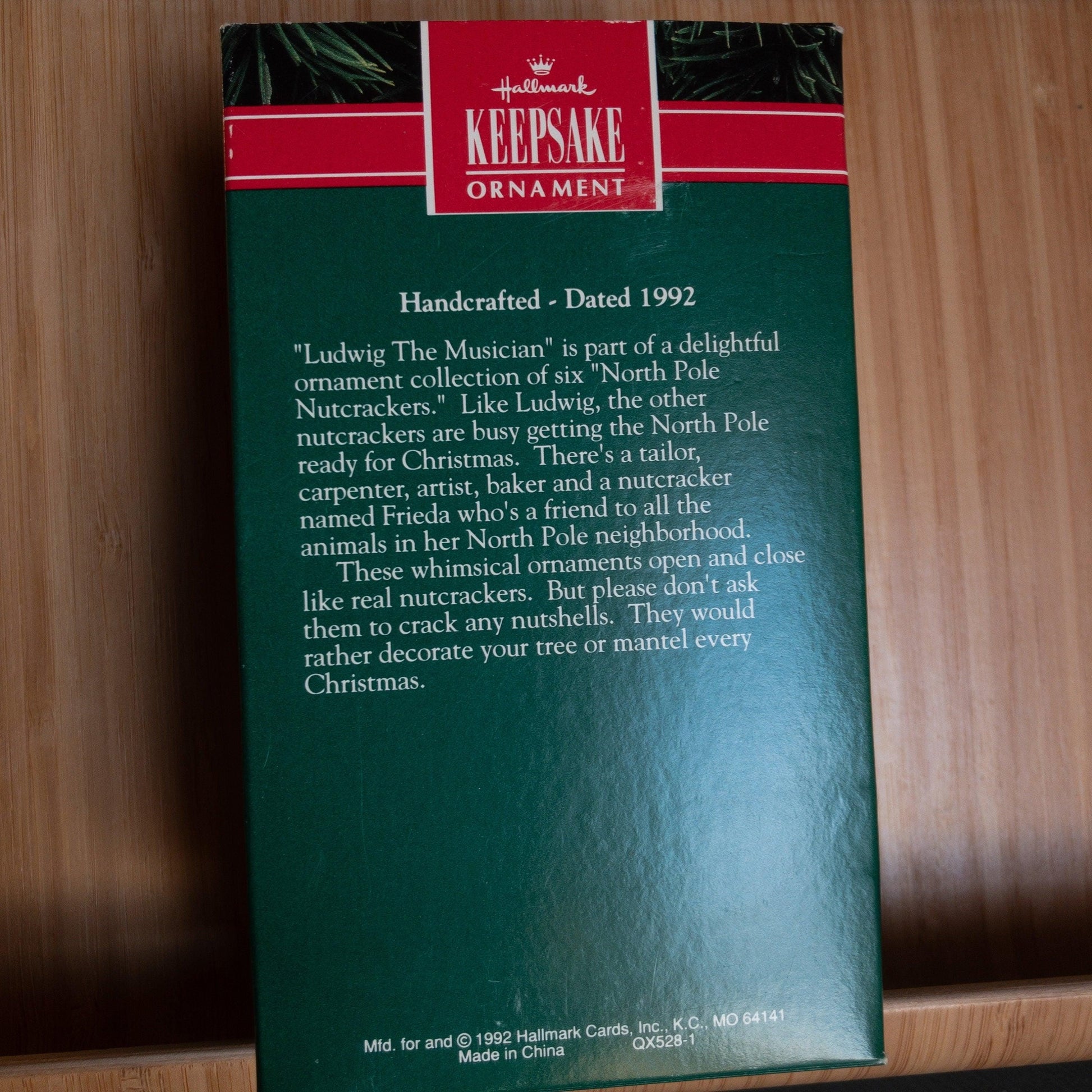 Hallmark, Ludwig, The Musician, Dated 1997, Keepsake Ornament, North Pole Nutcrackers