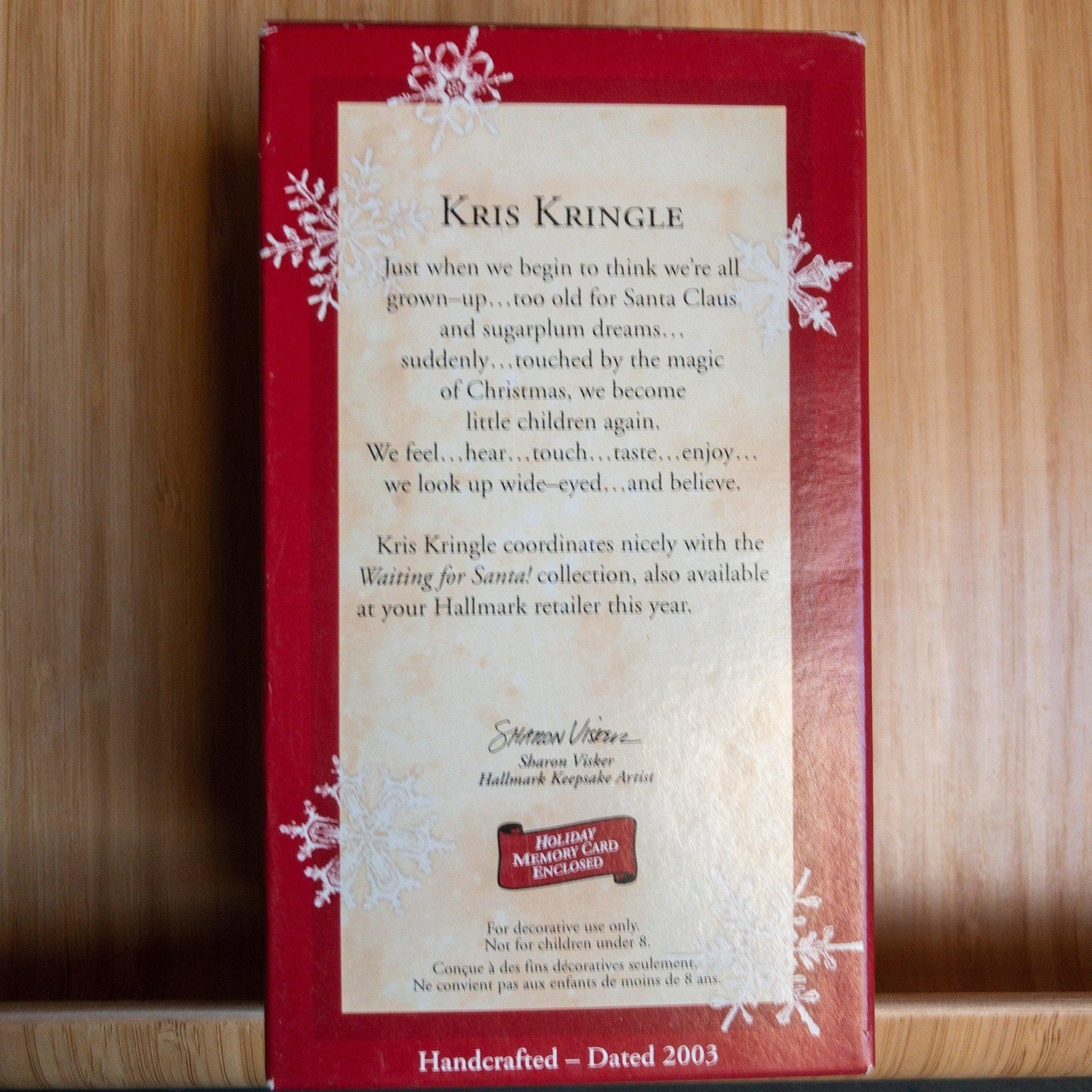 Hallmark, Kris Kringle, Dated 2003, Keepsake Ornament, PR2917