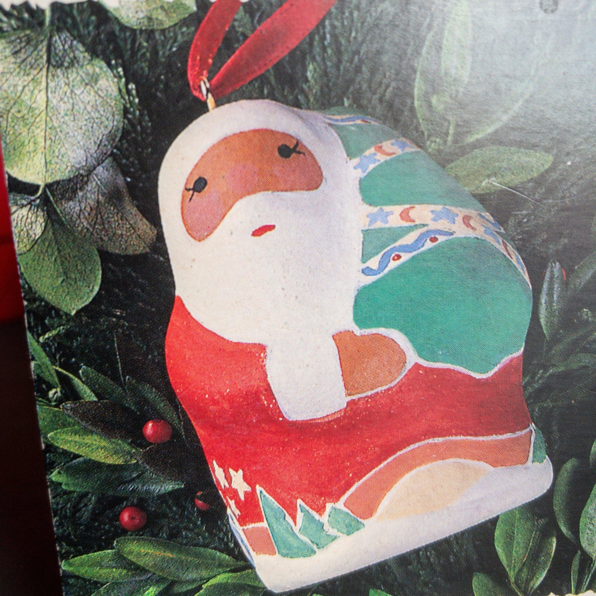 Hallmark, Jolly Santa, Symbols Of Christmas, Vintage 1995, Keepsake Ornament, QK1087