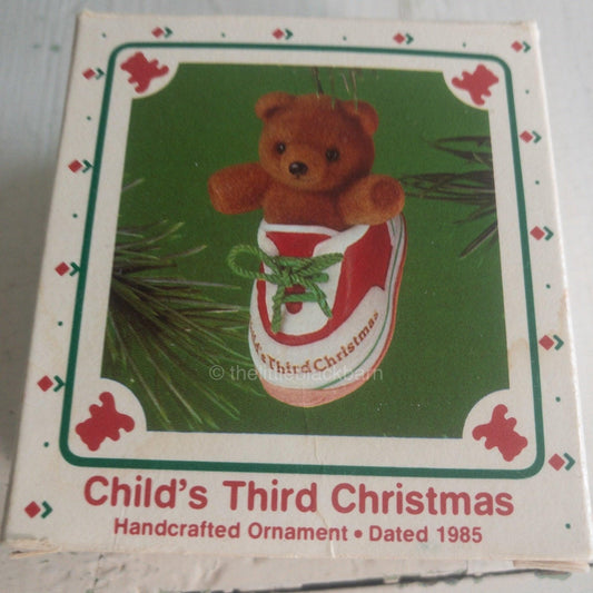 Hallmark, Child's Third Christmas, Dated 1985, Keepsake Ornament, QX4755