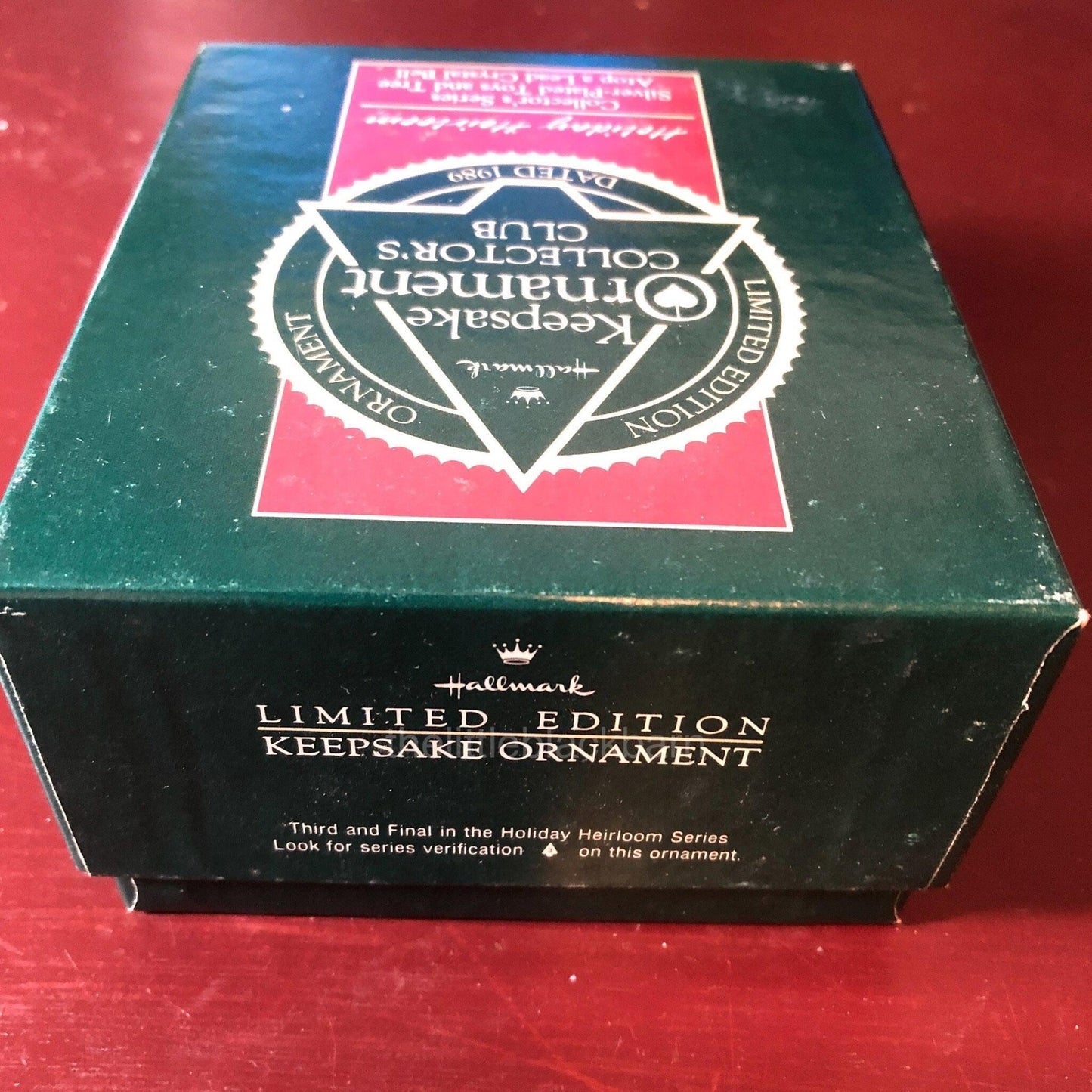 Hallmark, Holiday Heirloom, Dated 1989, Keepsake Ornament, QXC4605*
